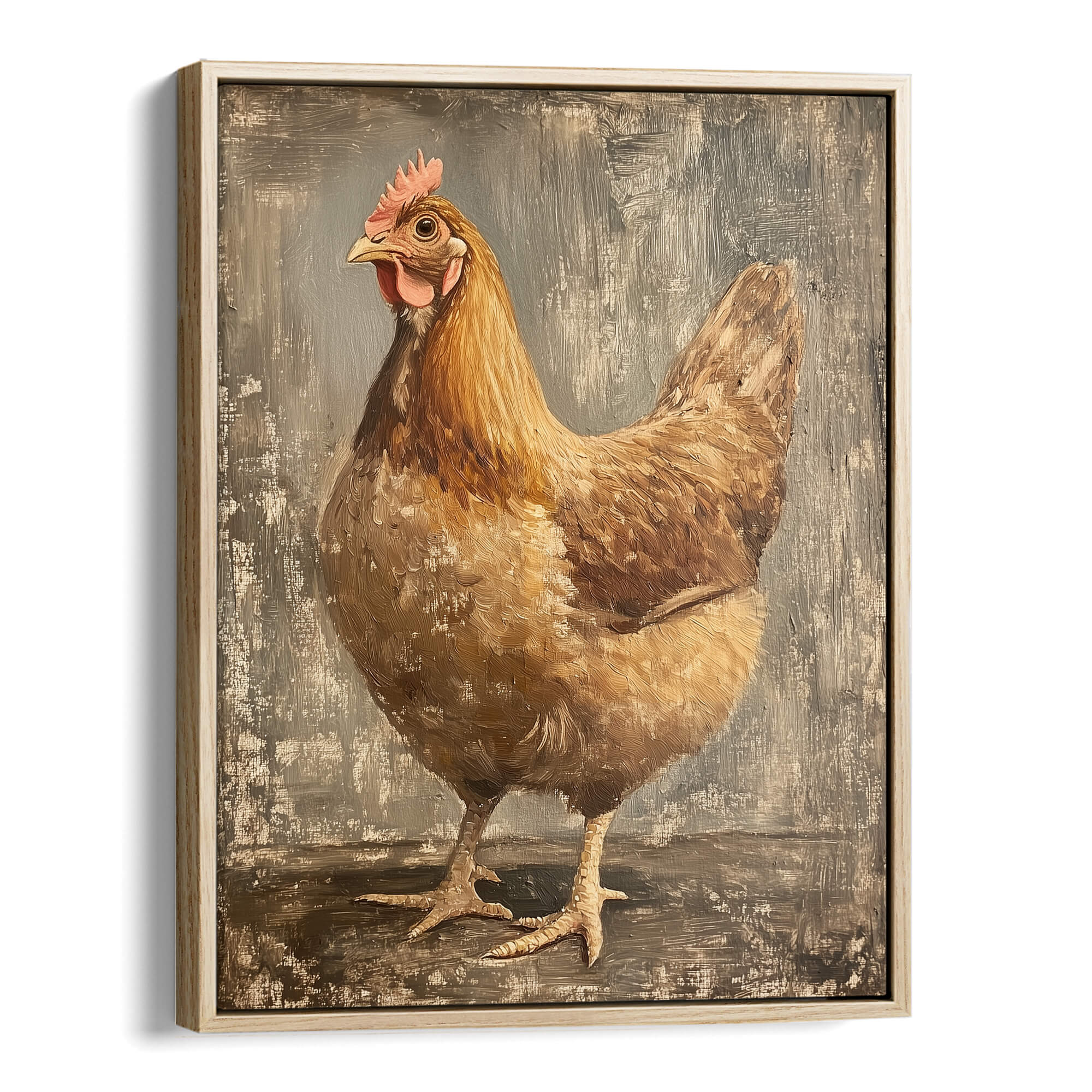 Farmhouse Hen Canvas Print Canvas Art Wildfrog Art