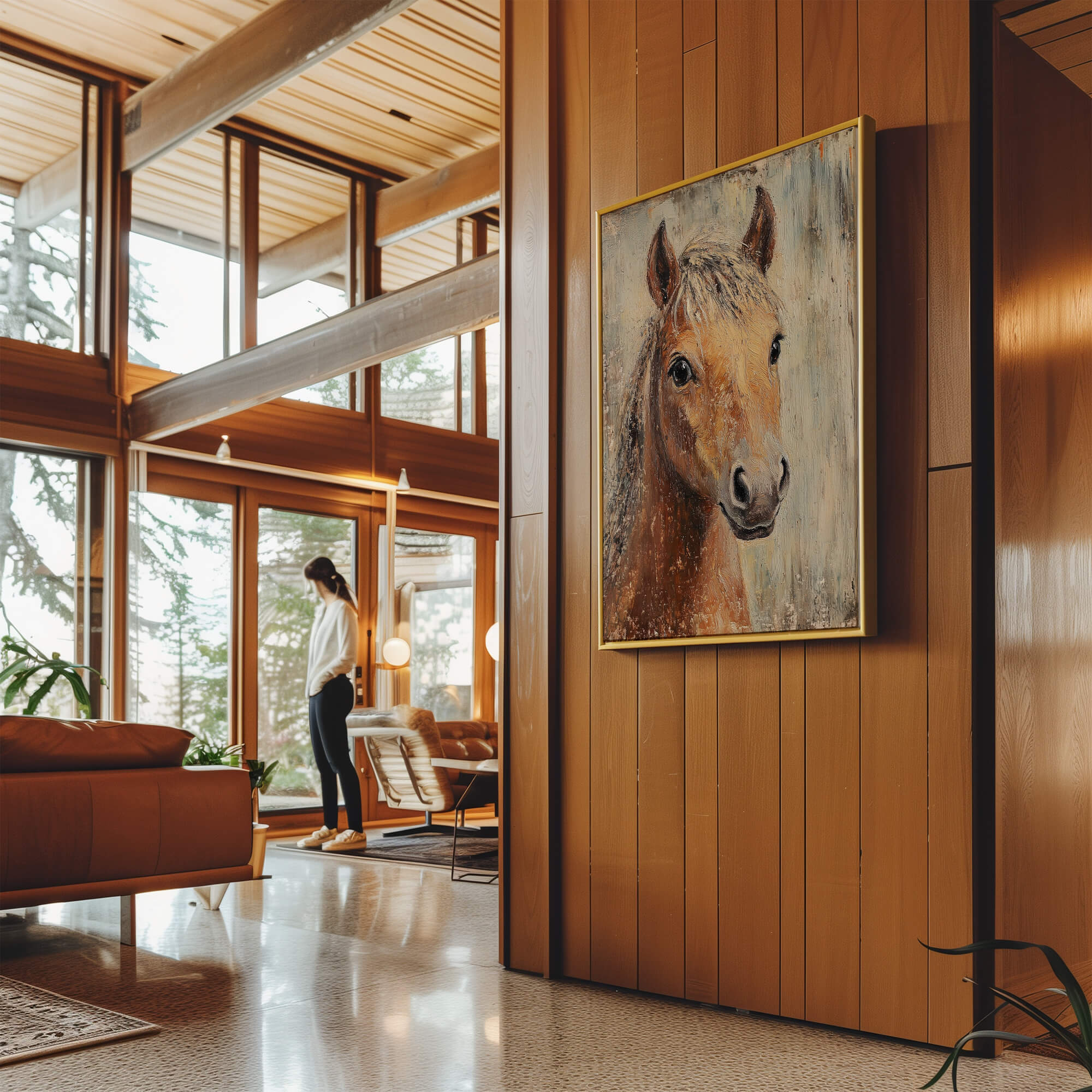 Farmhouse Horseling Canvas Print Canvas Art Wildfrog Art