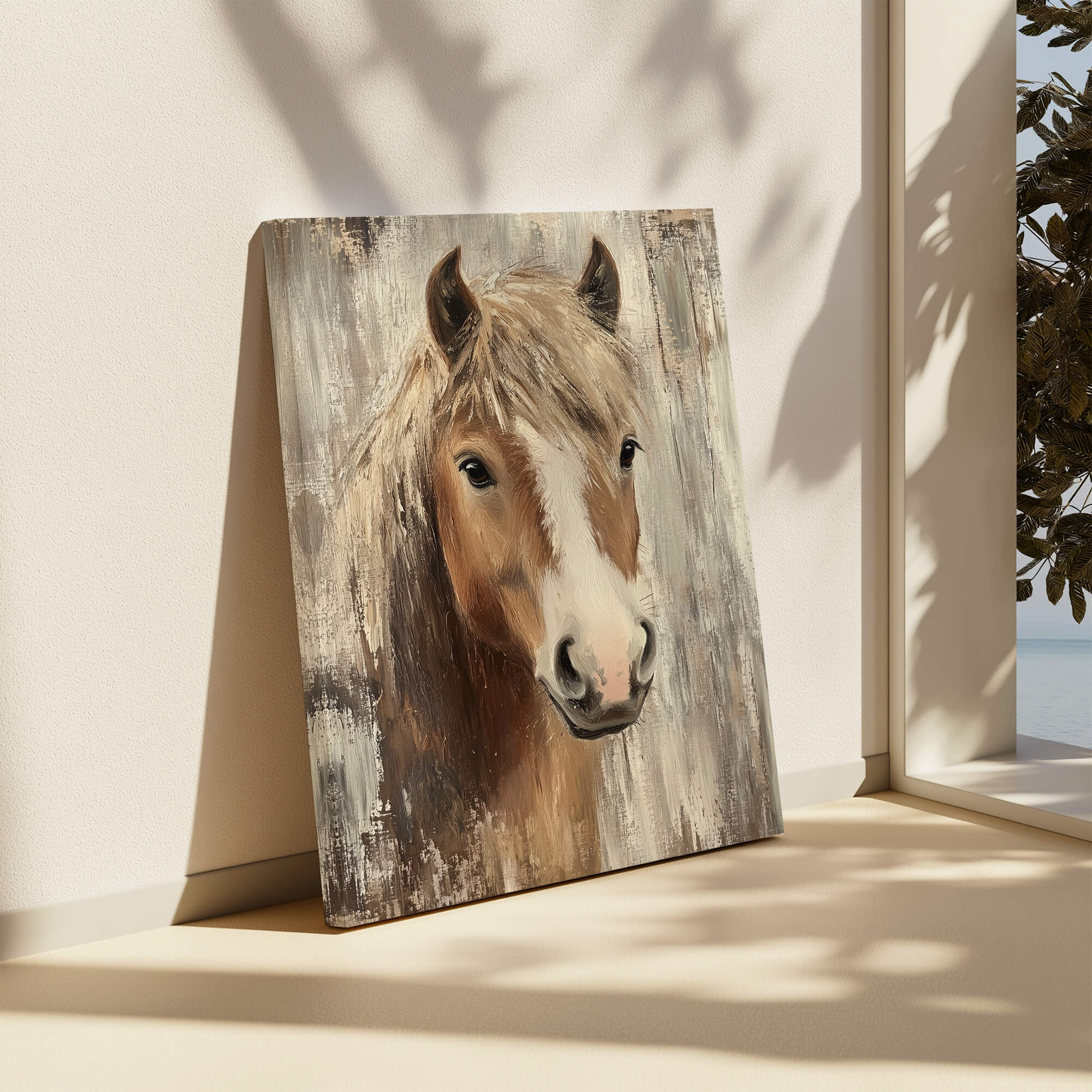 Farmhouse Pony Canvas Print Canvas Art Wildfrog Art