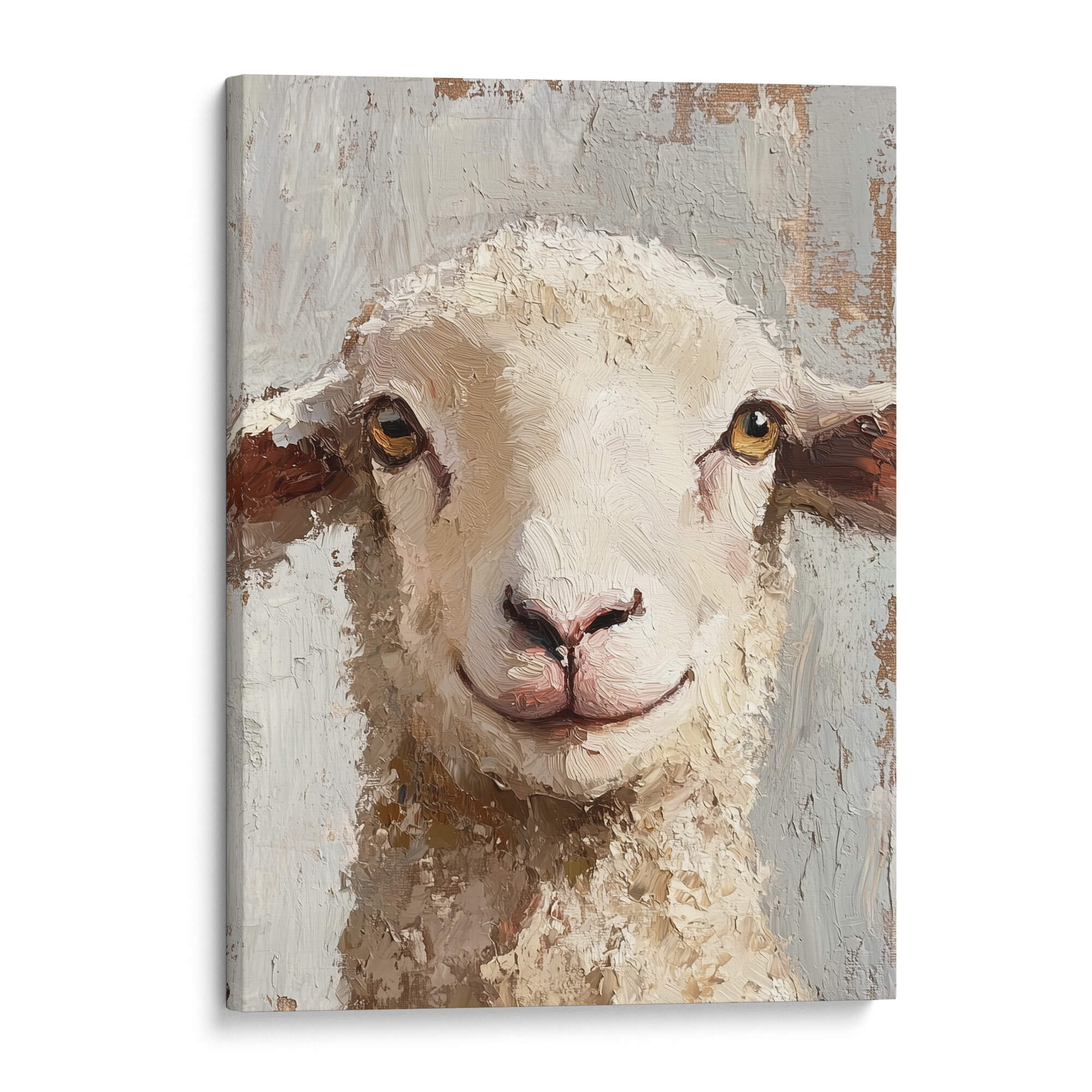 Farmhouse Sheep Canvas Print Canvas Art Wildfrog Art