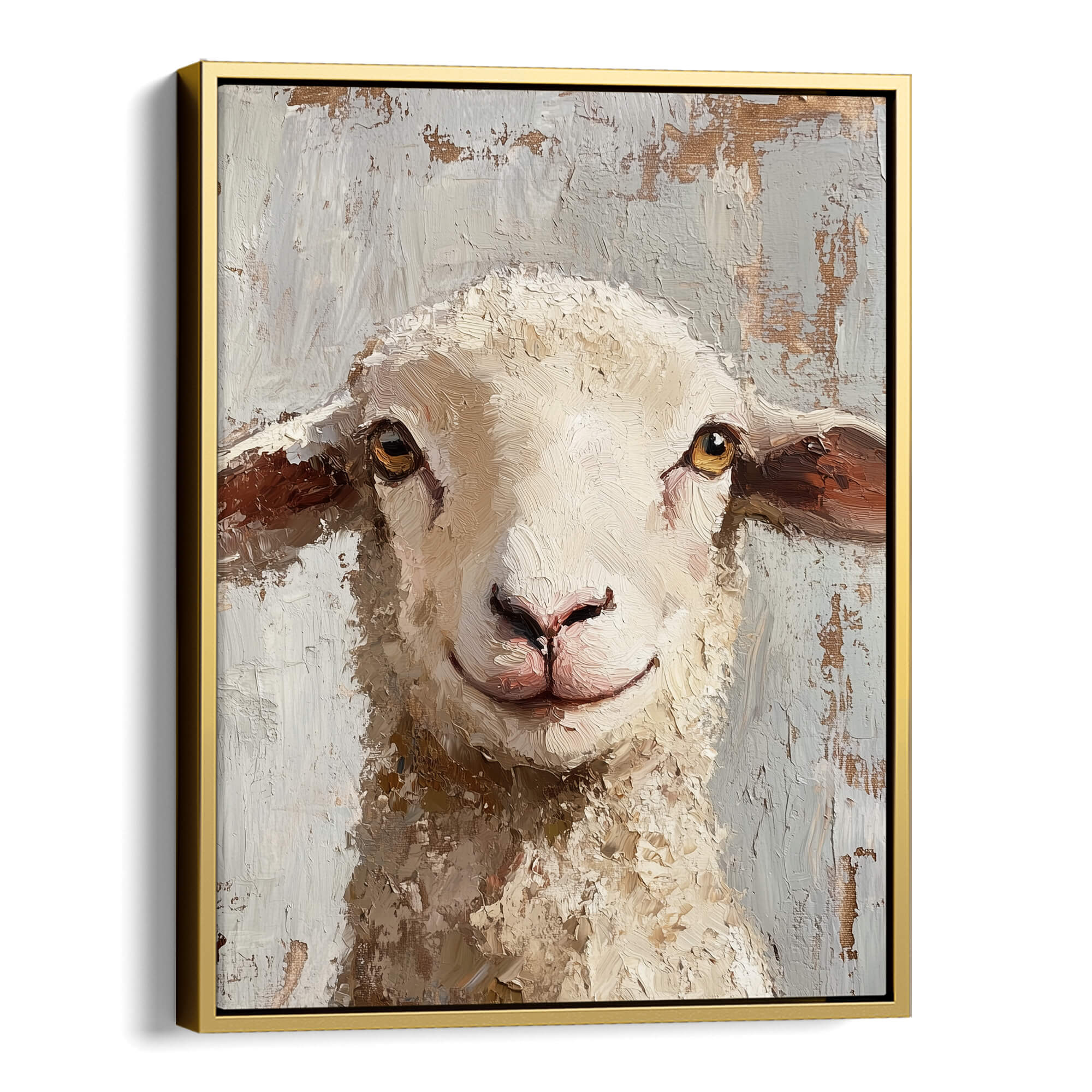 Farmhouse Sheep Canvas Print Canvas Art Wildfrog Art