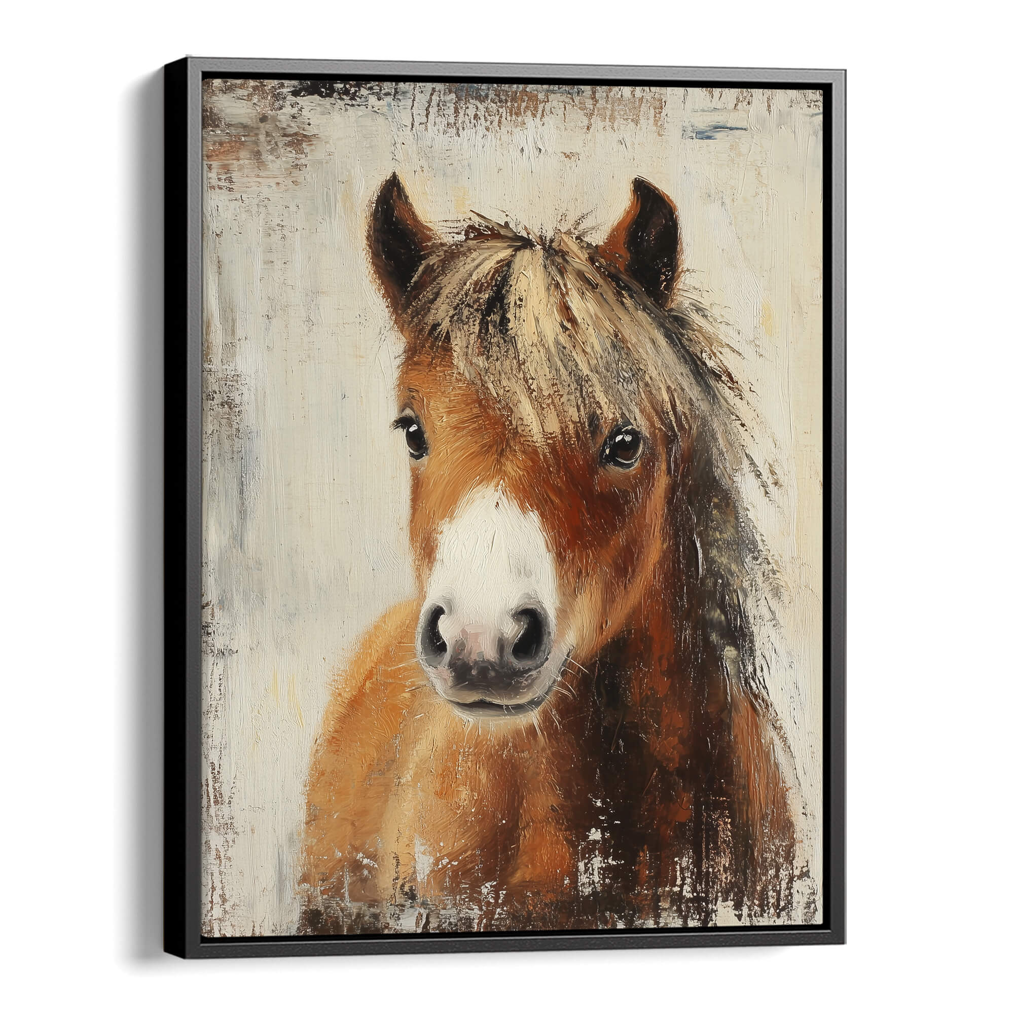 Farmland Shetland Pony Canvas Print Canvas Art Wildfrog Art