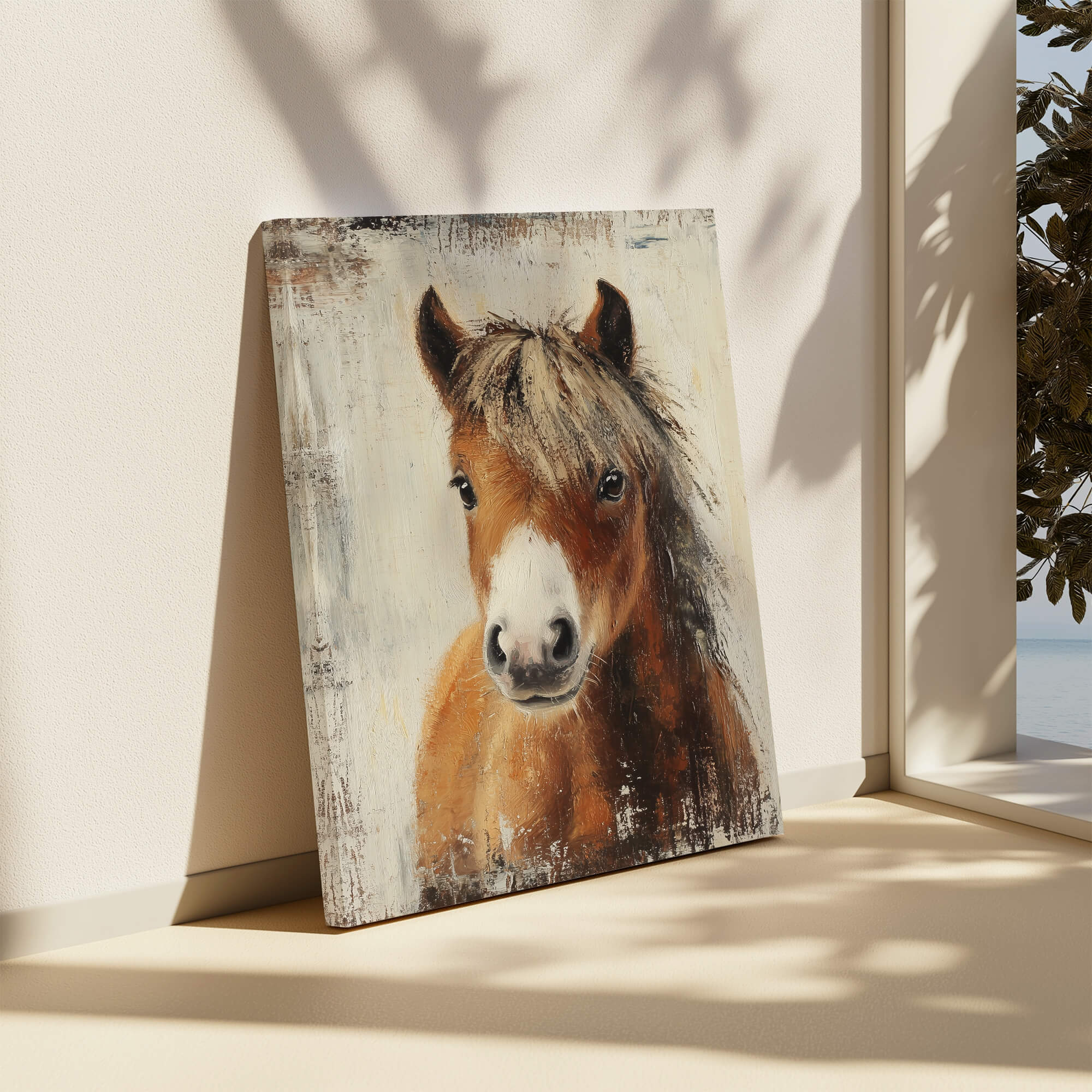 Farmland Shetland Pony Canvas Print Canvas Art Wildfrog Art