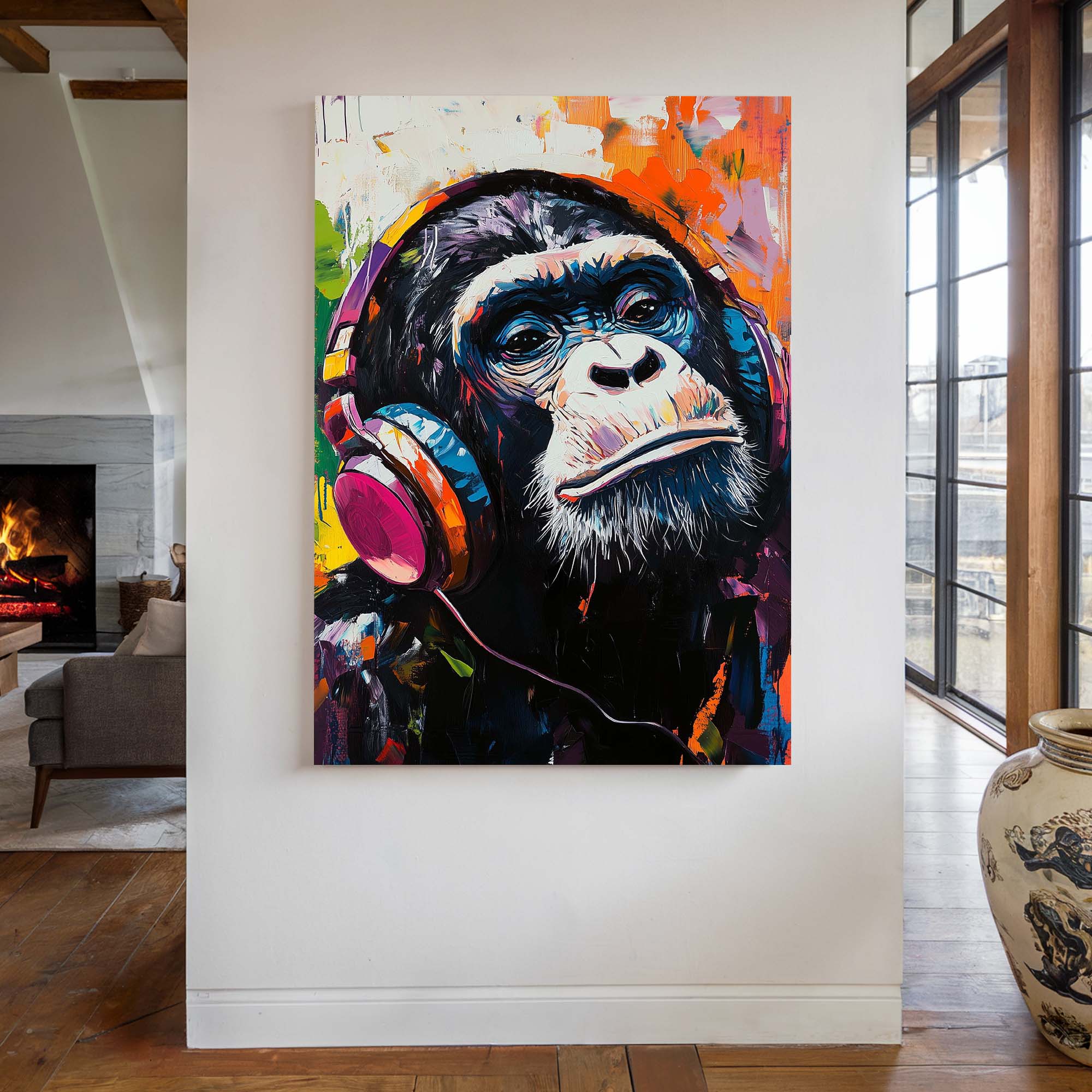 Feel the Beat Canvas Print Canvas Art Wildfrog Art