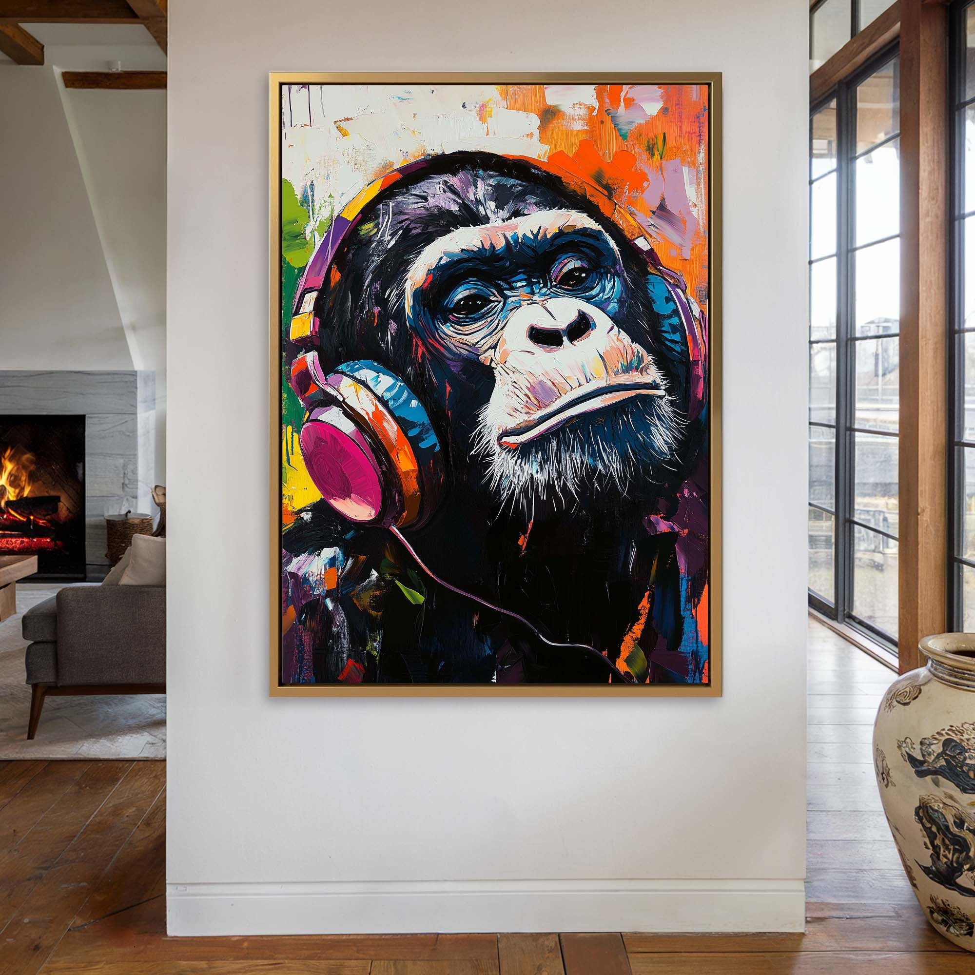 Feel the Beat Canvas Print Canvas Art Wildfrog Art
