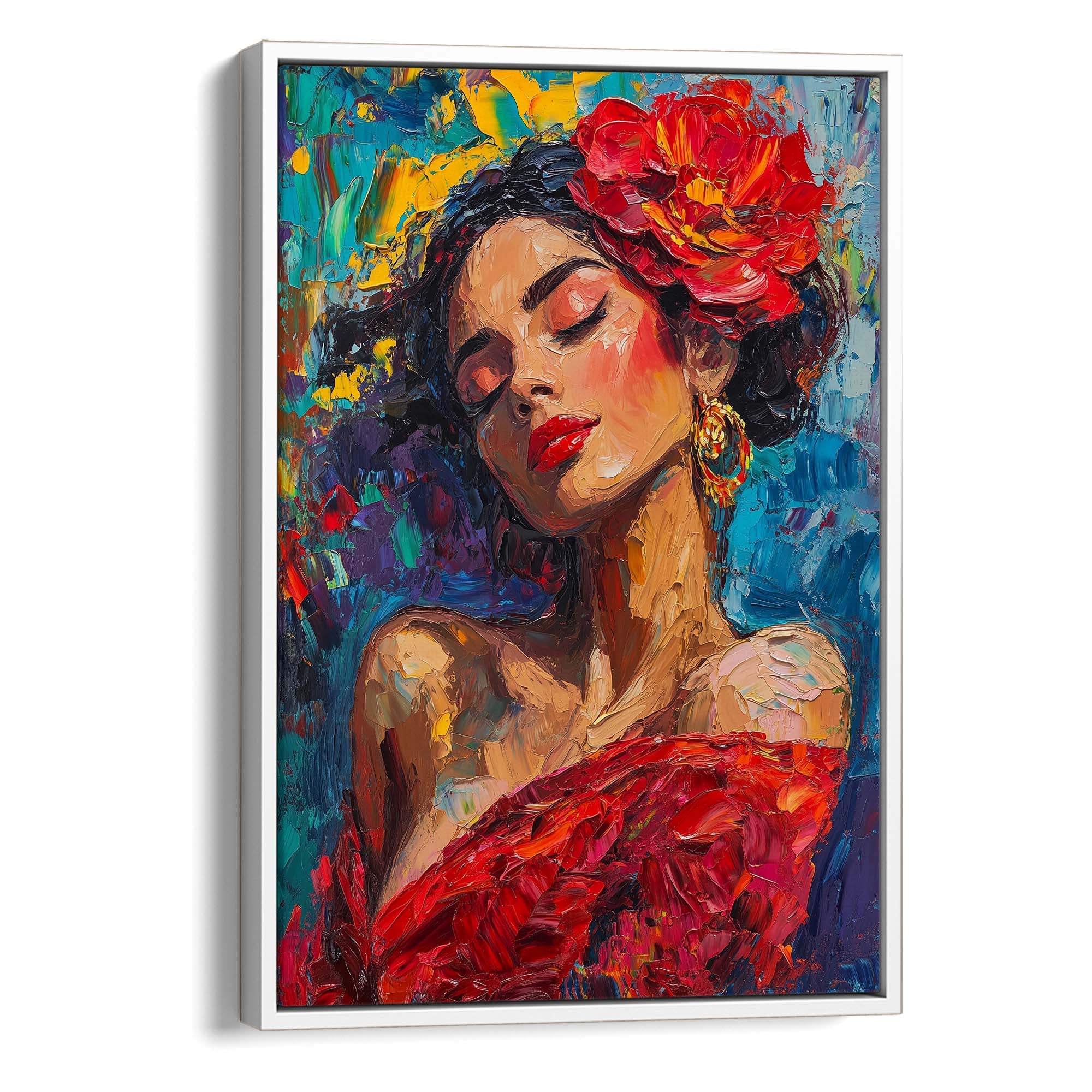 Flamenco Passion Canvas Print