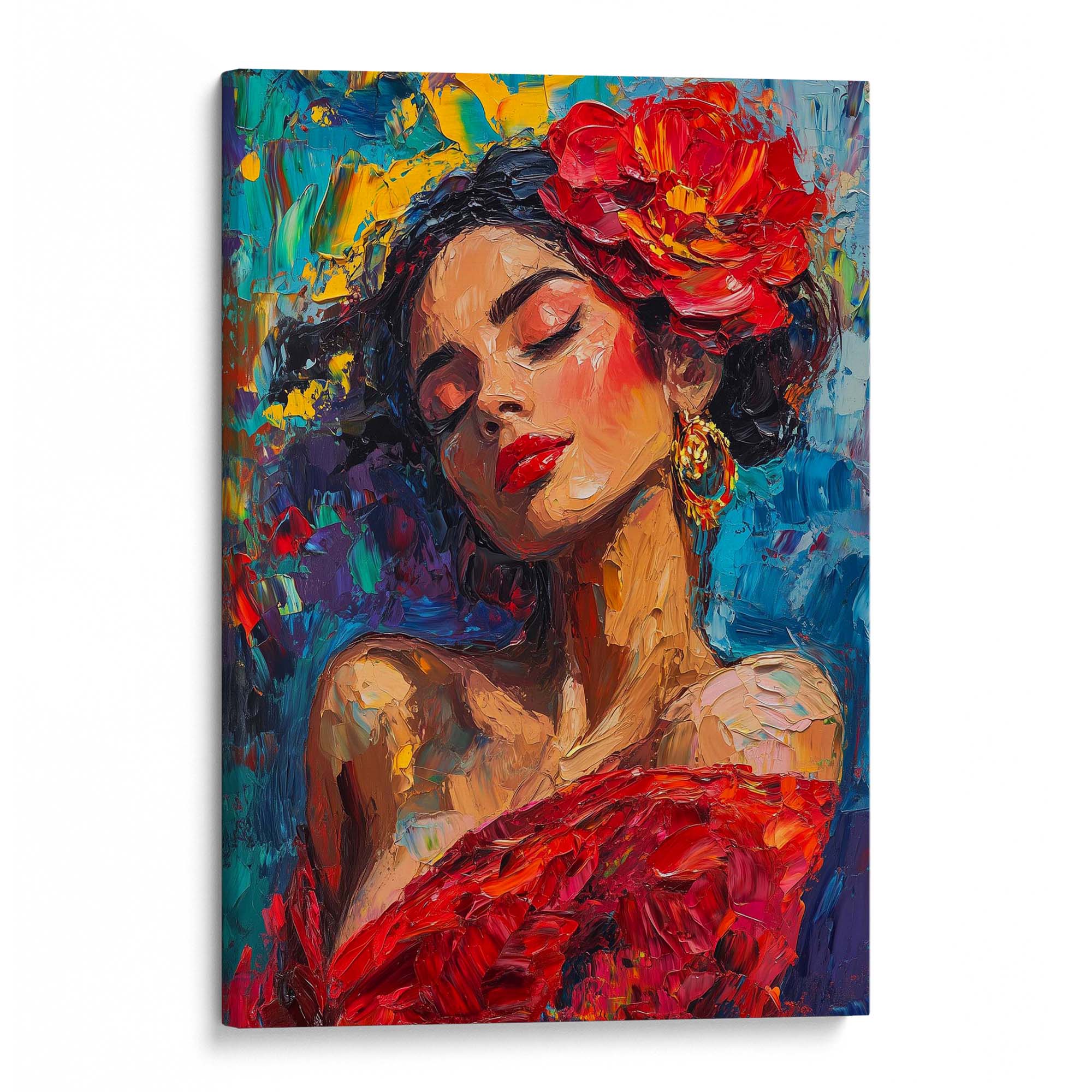Flamenco Passion Canvas Print