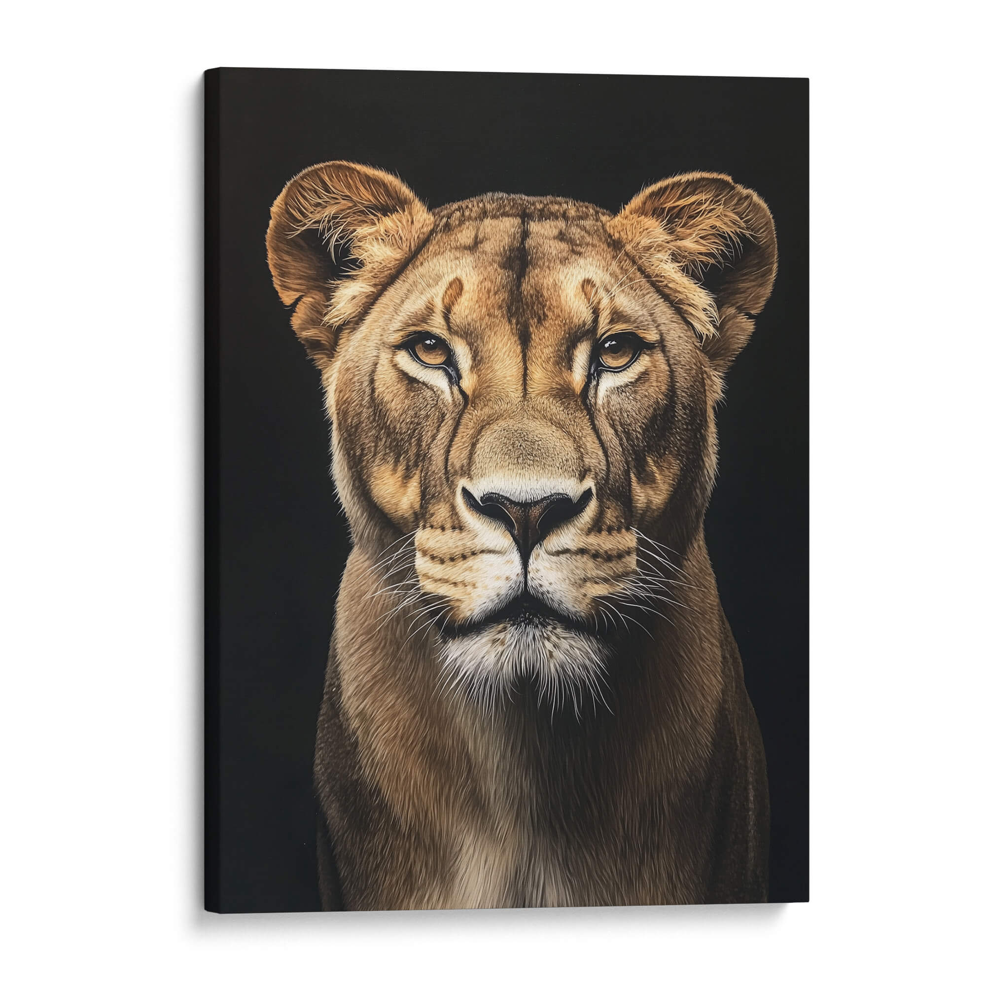 Focused Lioness Canvas Print Canvas Art Wildfrog Art