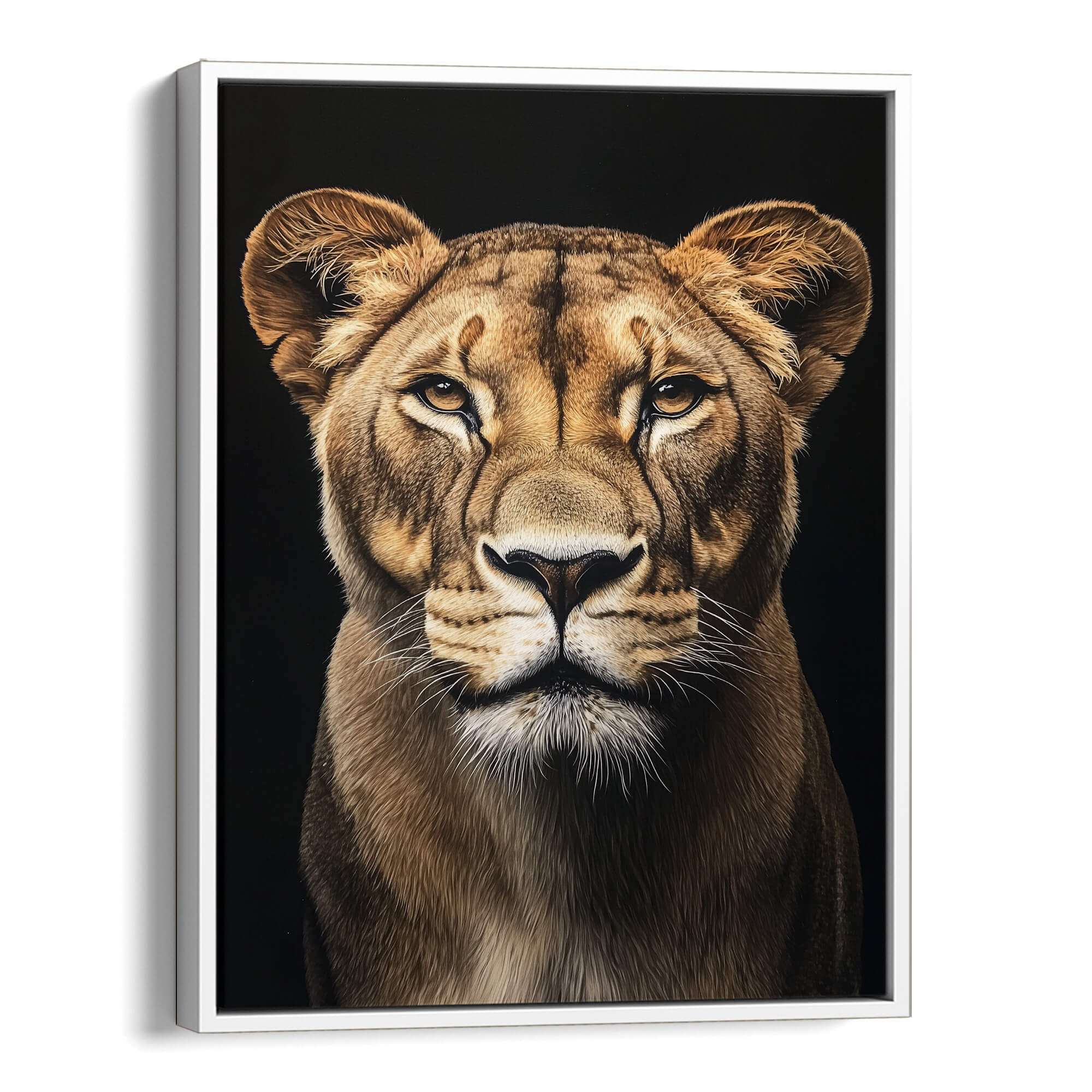 Focused Lioness Canvas Print Canvas Art Wildfrog Art
