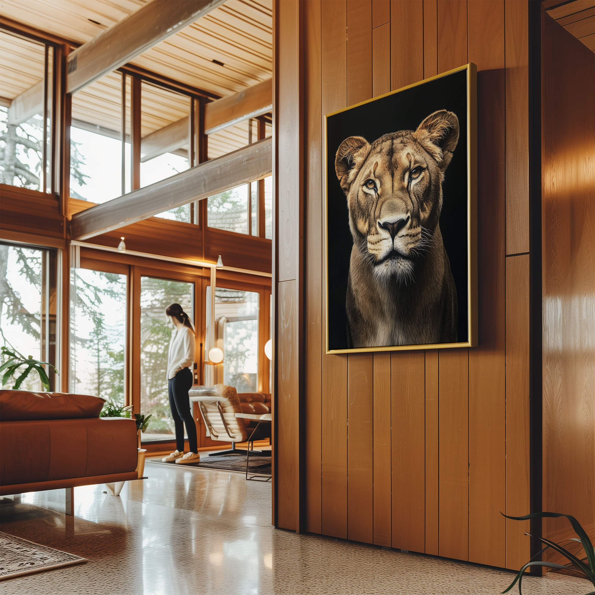 Focused Lioness Canvas Print Canvas Art Wildfrog Art