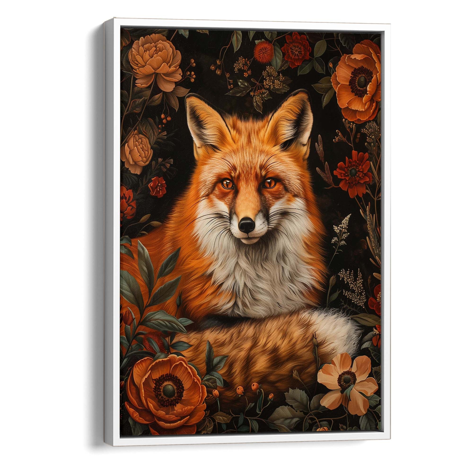 Fox in Autumn Canvas Print Canvas Art Wildfrog Art