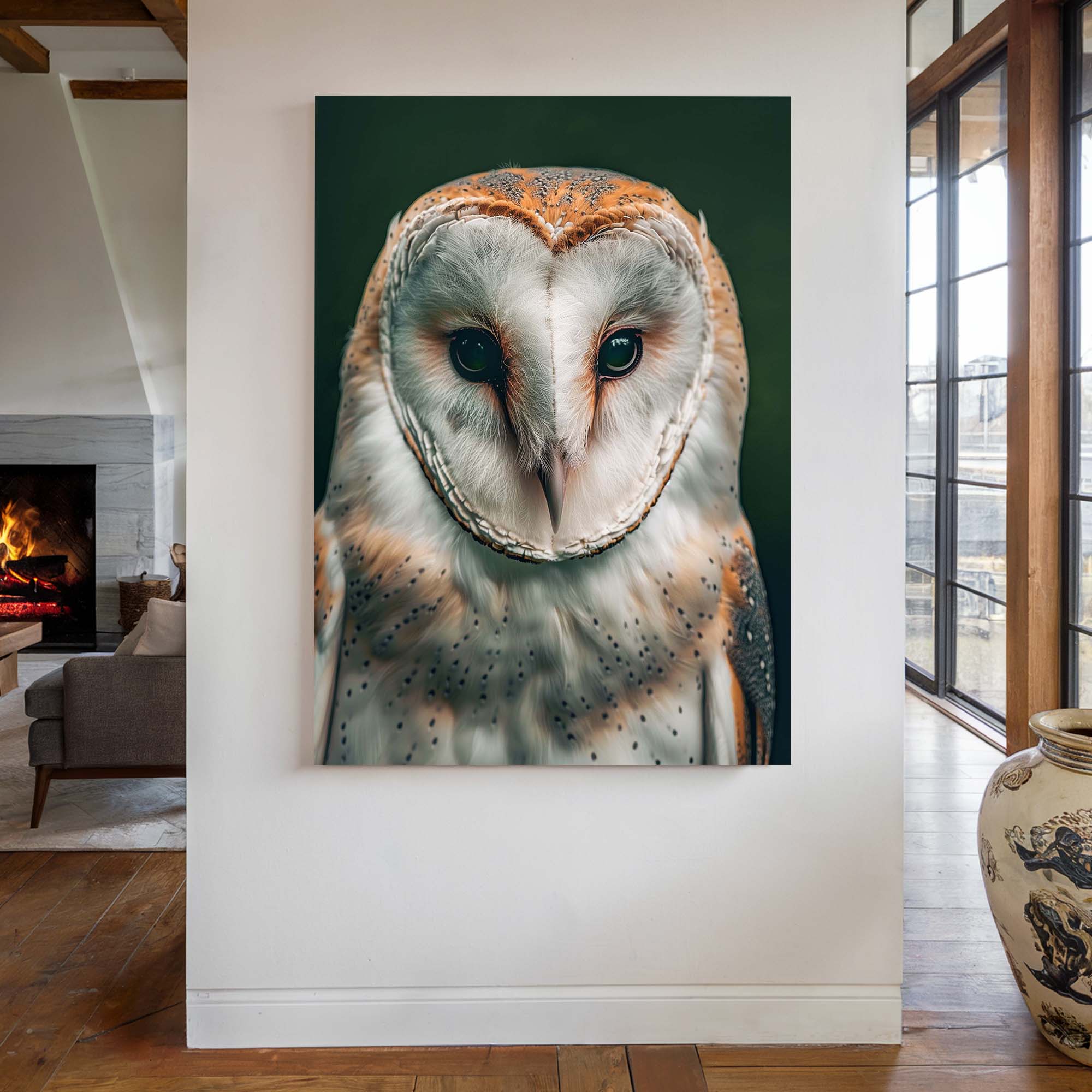 Gentle Barn Owl Canvas Print Canvas Art Wildfrog Art