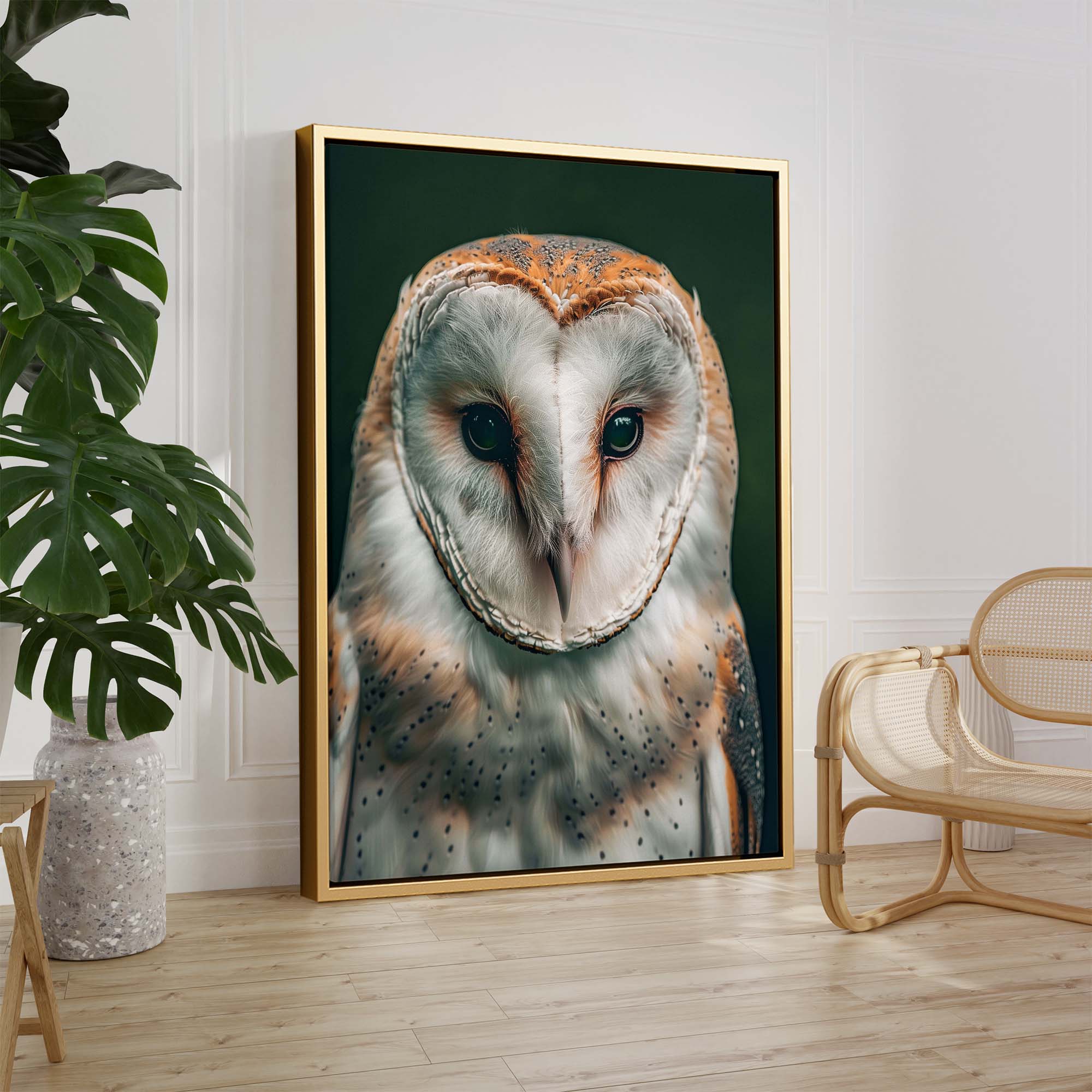 Gentle Barn Owl Canvas Print Canvas Art Wildfrog Art