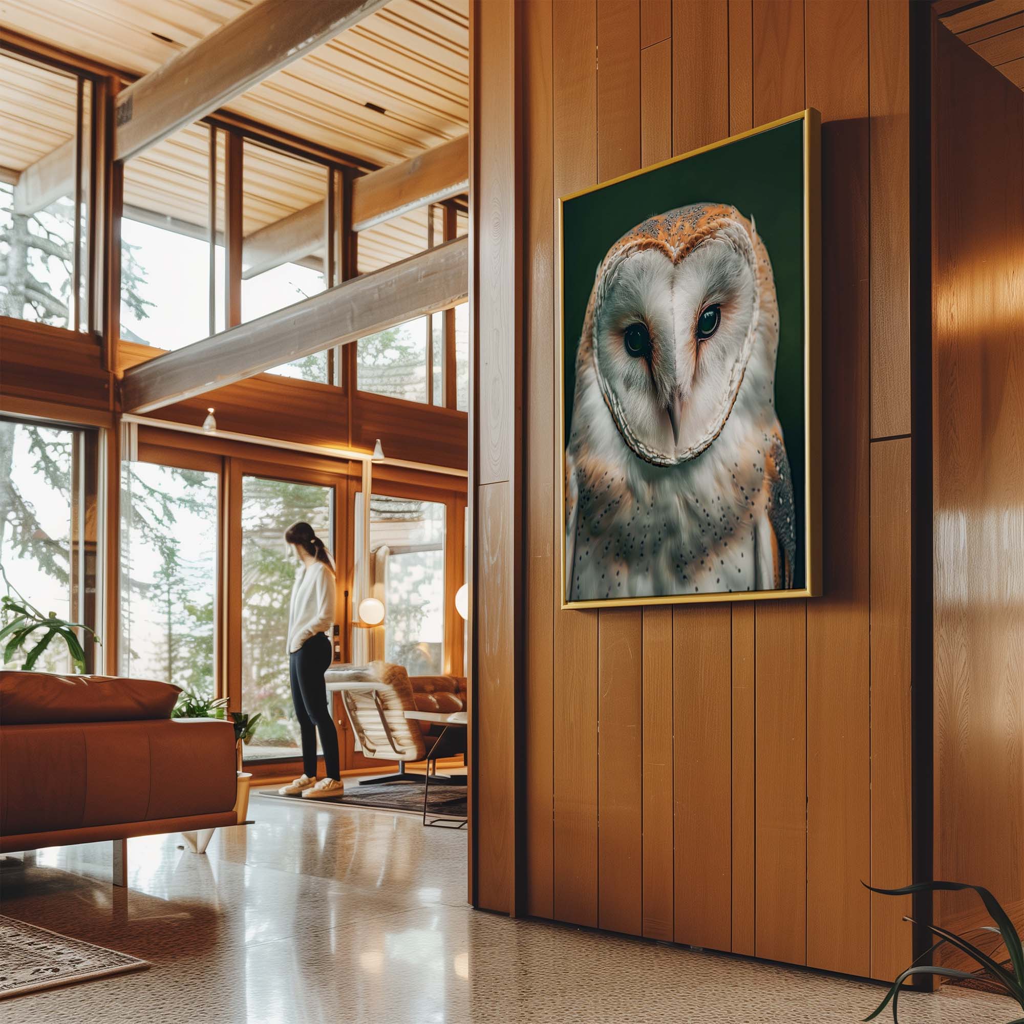 Gentle Barn Owl Canvas Print Canvas Art Wildfrog Art