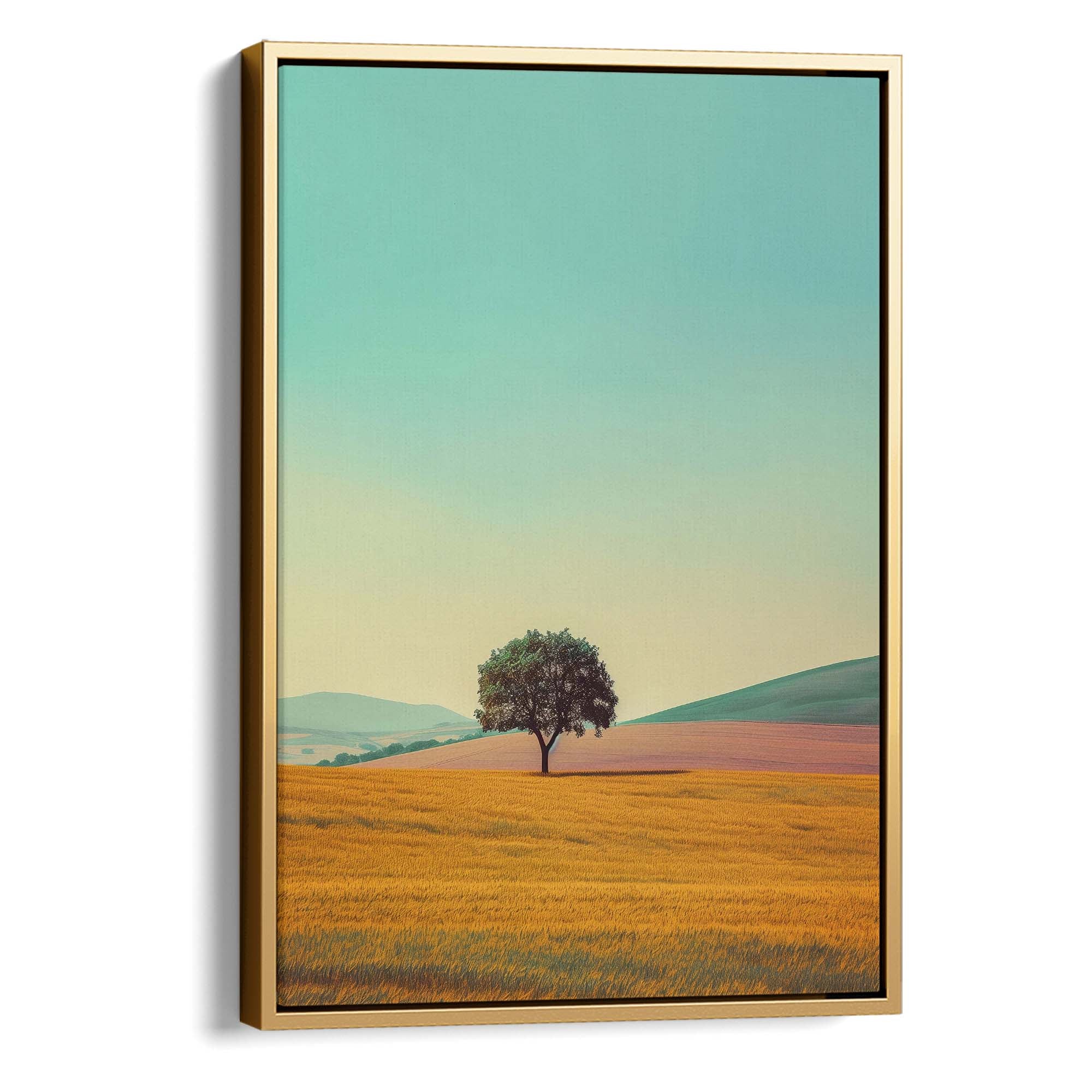 Golden Pillars Canvas Print