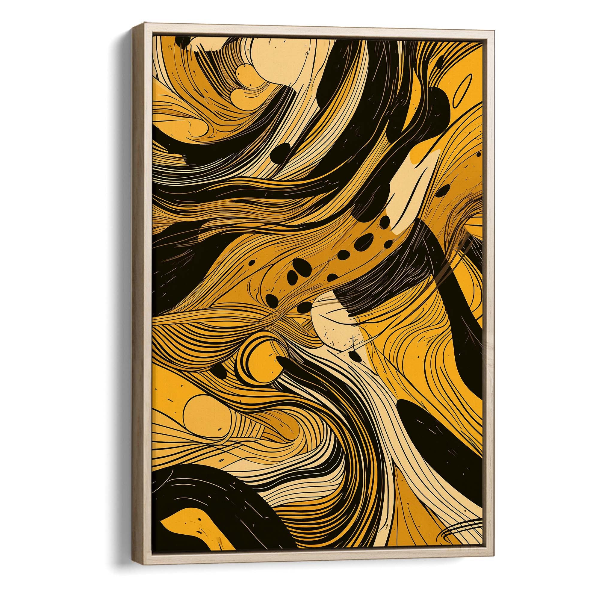 Golden Pleats Canvas Print Canvas Art Wildfrog Art