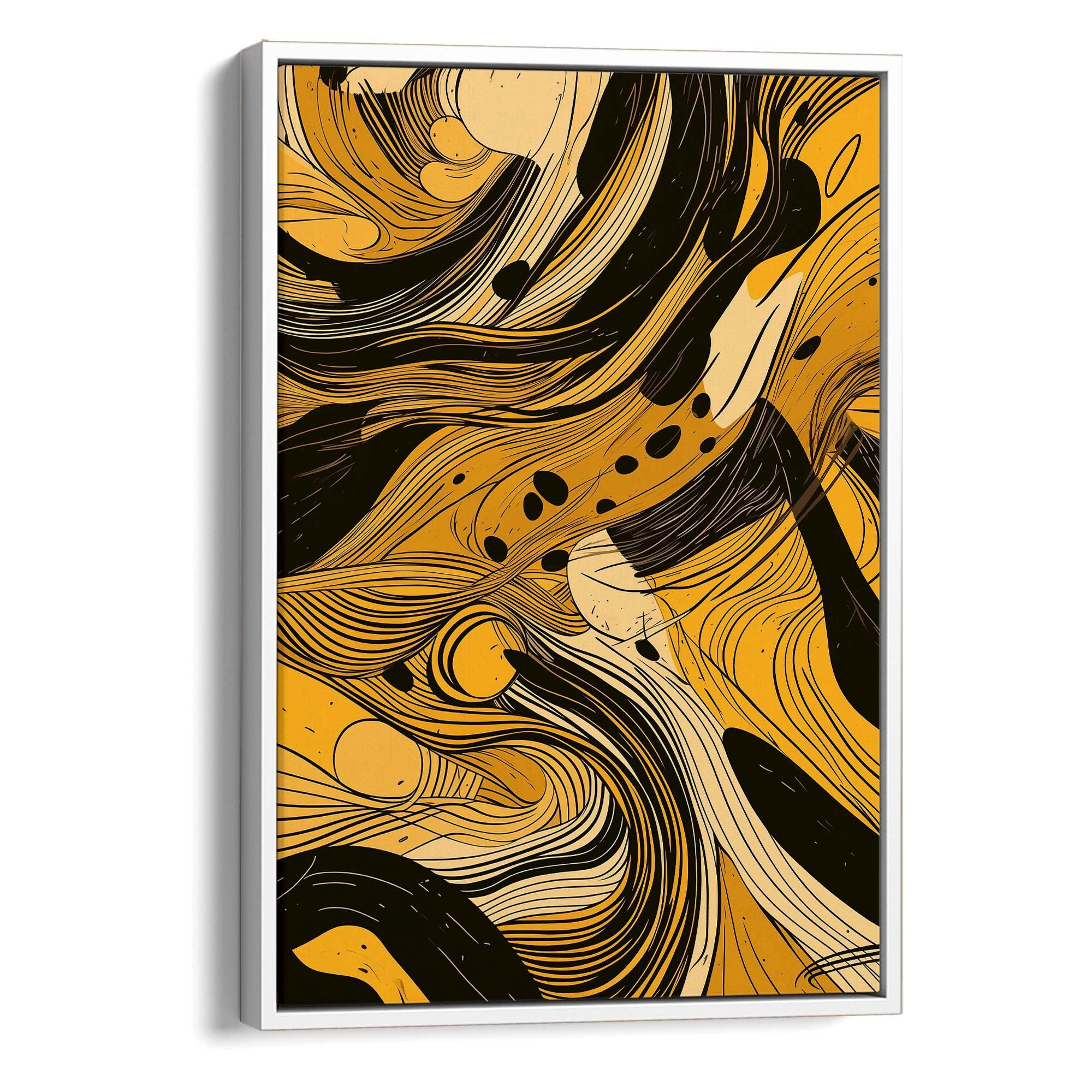 Golden Pleats Canvas Print Canvas Art Wildfrog Art