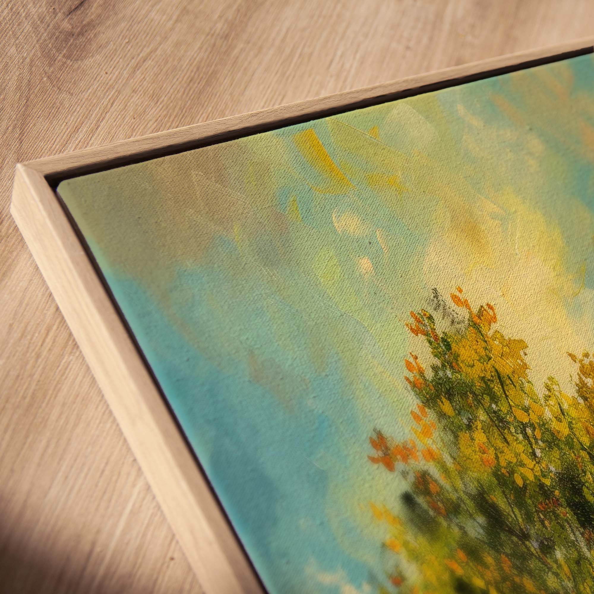 Golden Whisper Tree Canvas Print