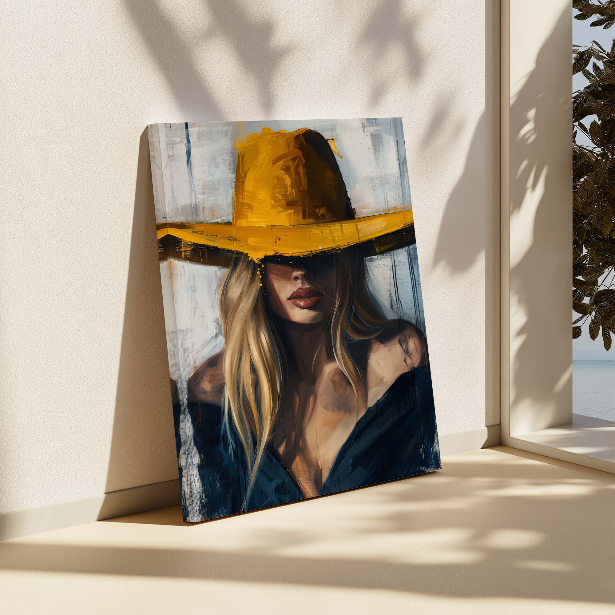 Hidden Cowgirl No2 Canvas Print Canvas Art Wildfrog Art