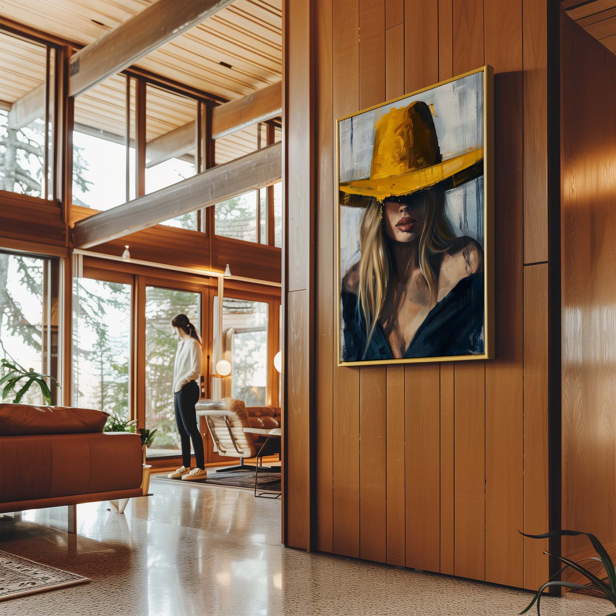 Hidden Cowgirl No2 Canvas Print Canvas Art Wildfrog Art