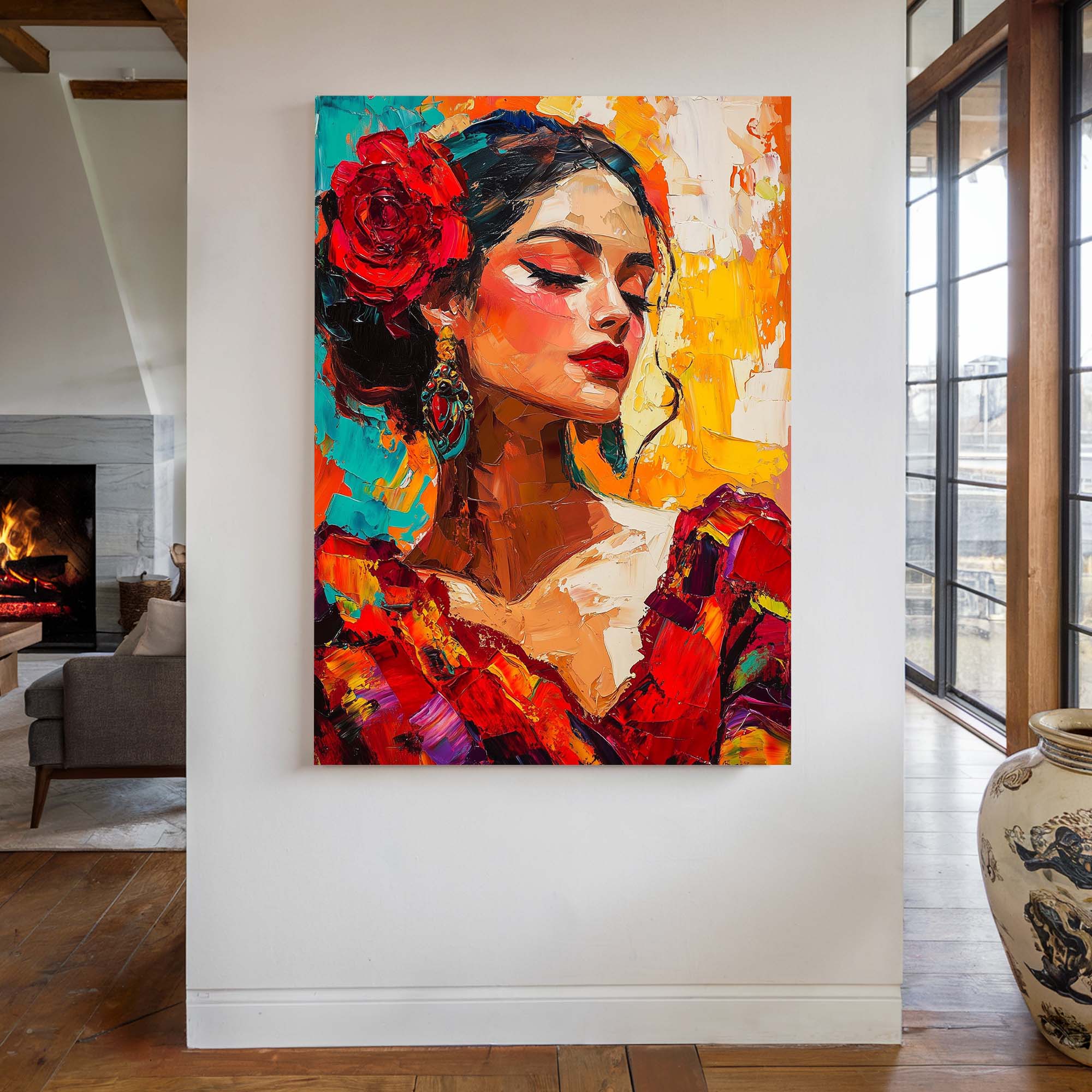 La Flamenca No2 Canvas Print