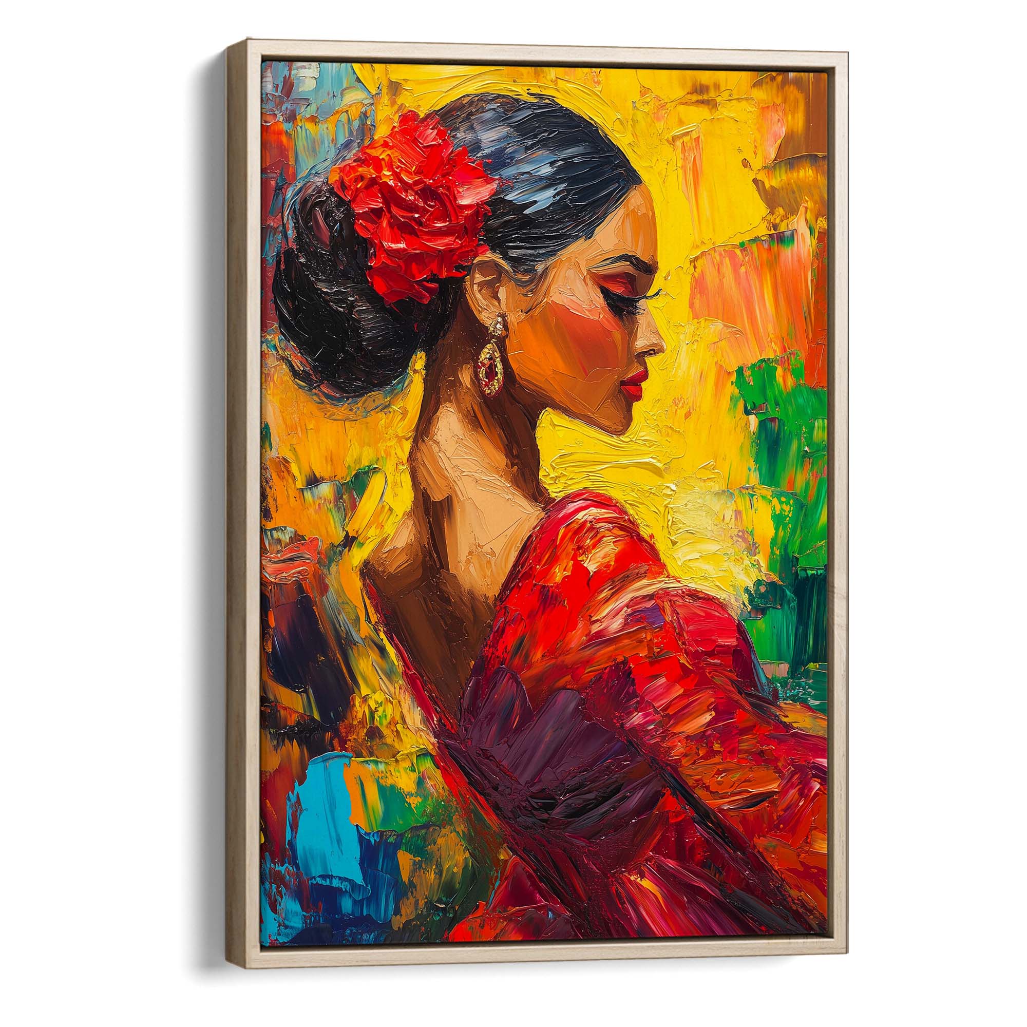 La Flamenca Canvas Print