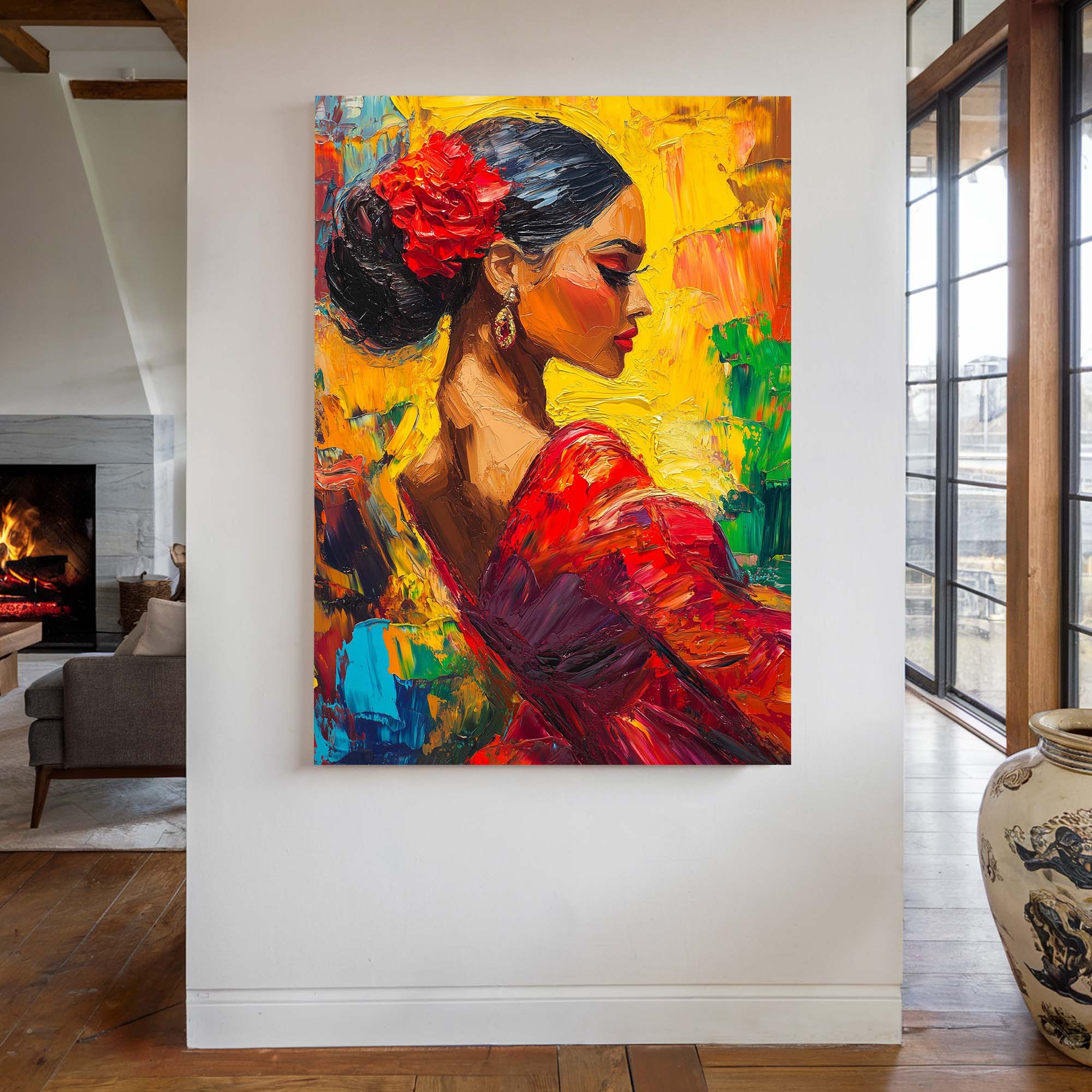 La Flamenca Canvas Print