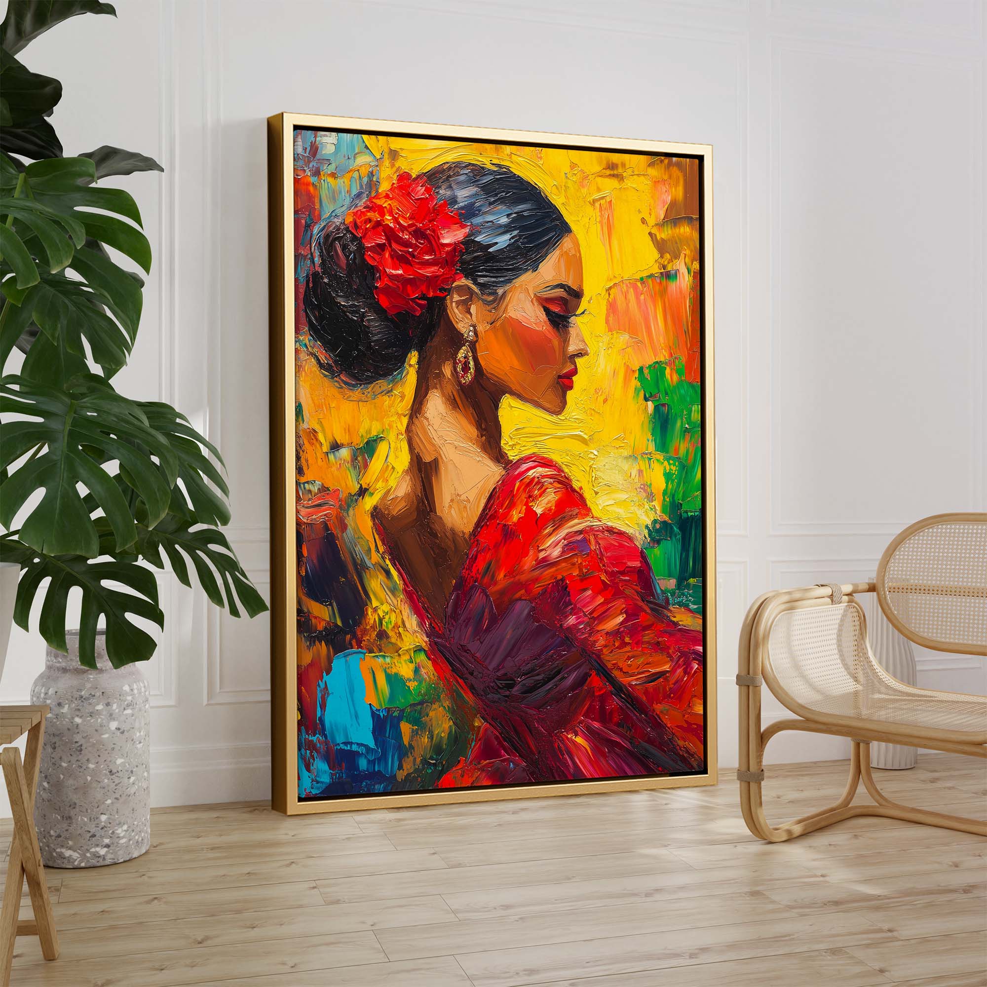 La Flamenca Canvas Print