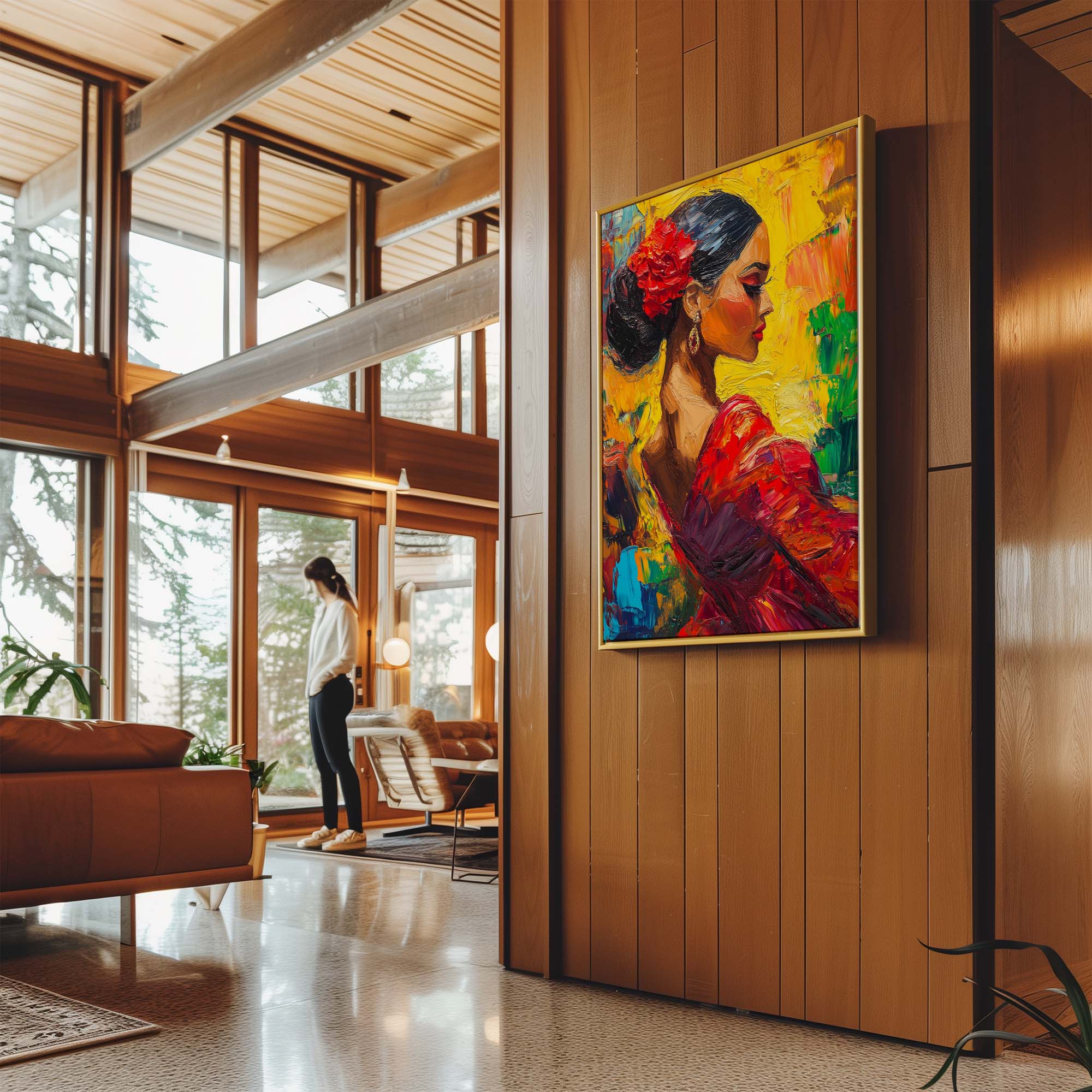 La Flamenca Canvas Print