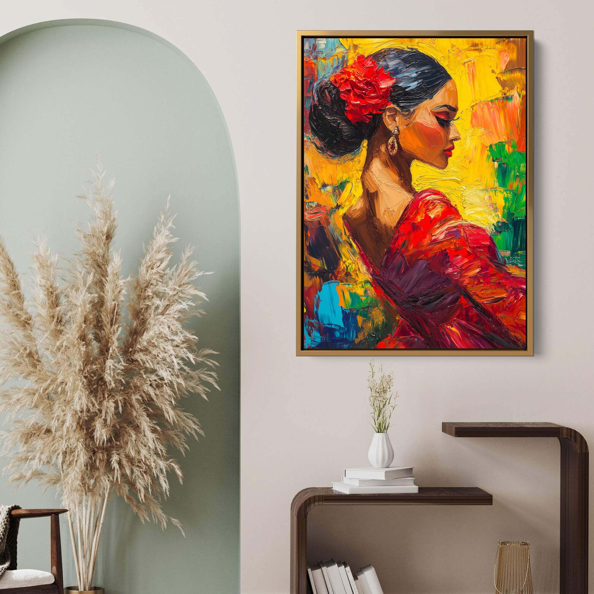 La Flamenca Canvas Print