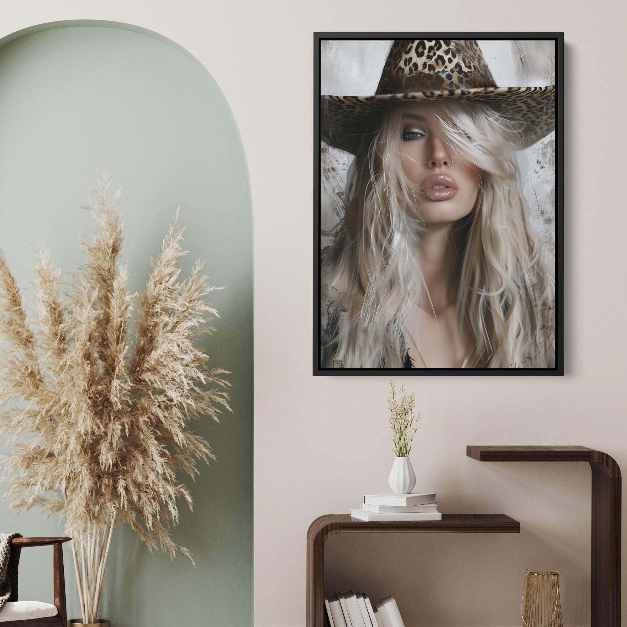 Leopard Wind Canvas Print