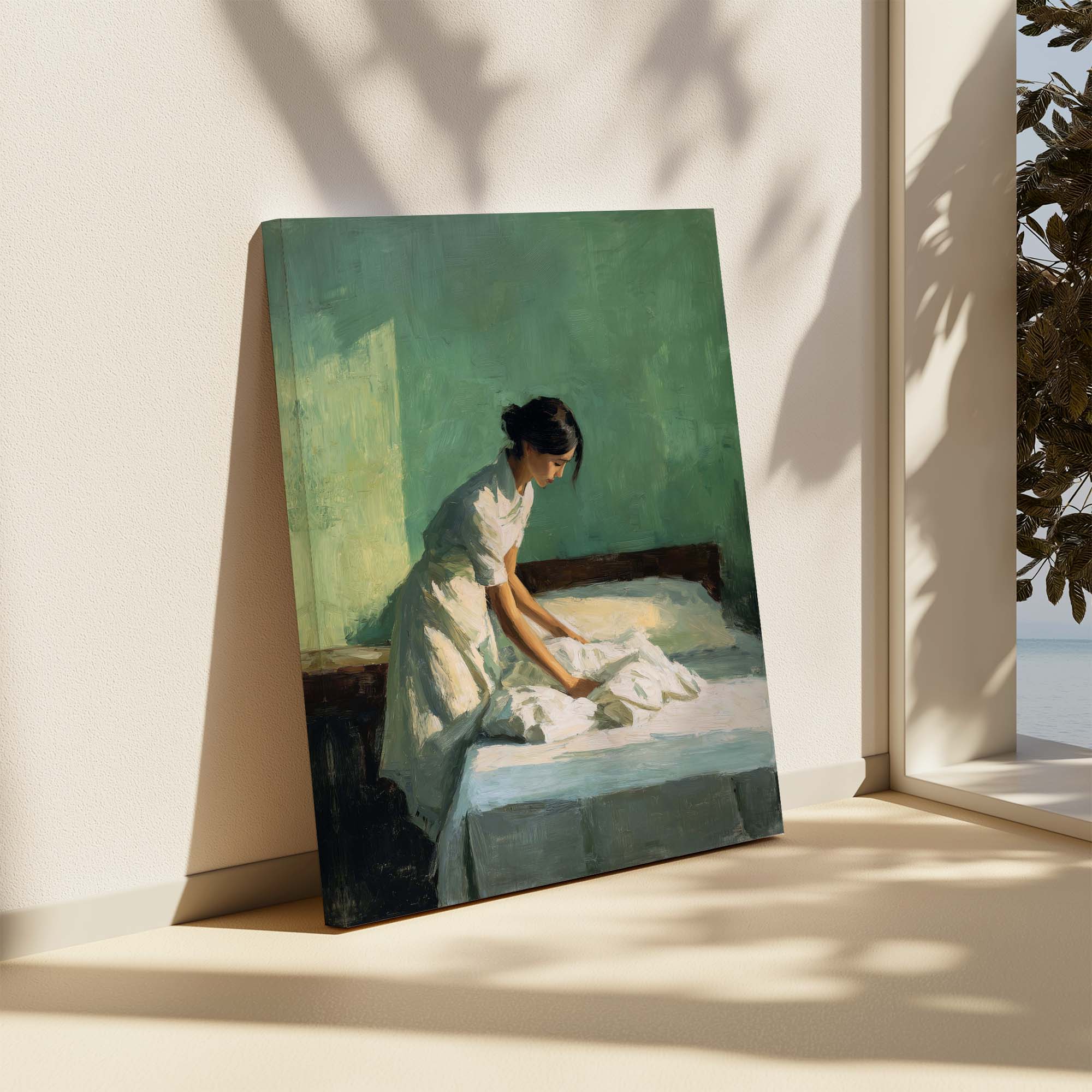 Light and Linen Canvas Print