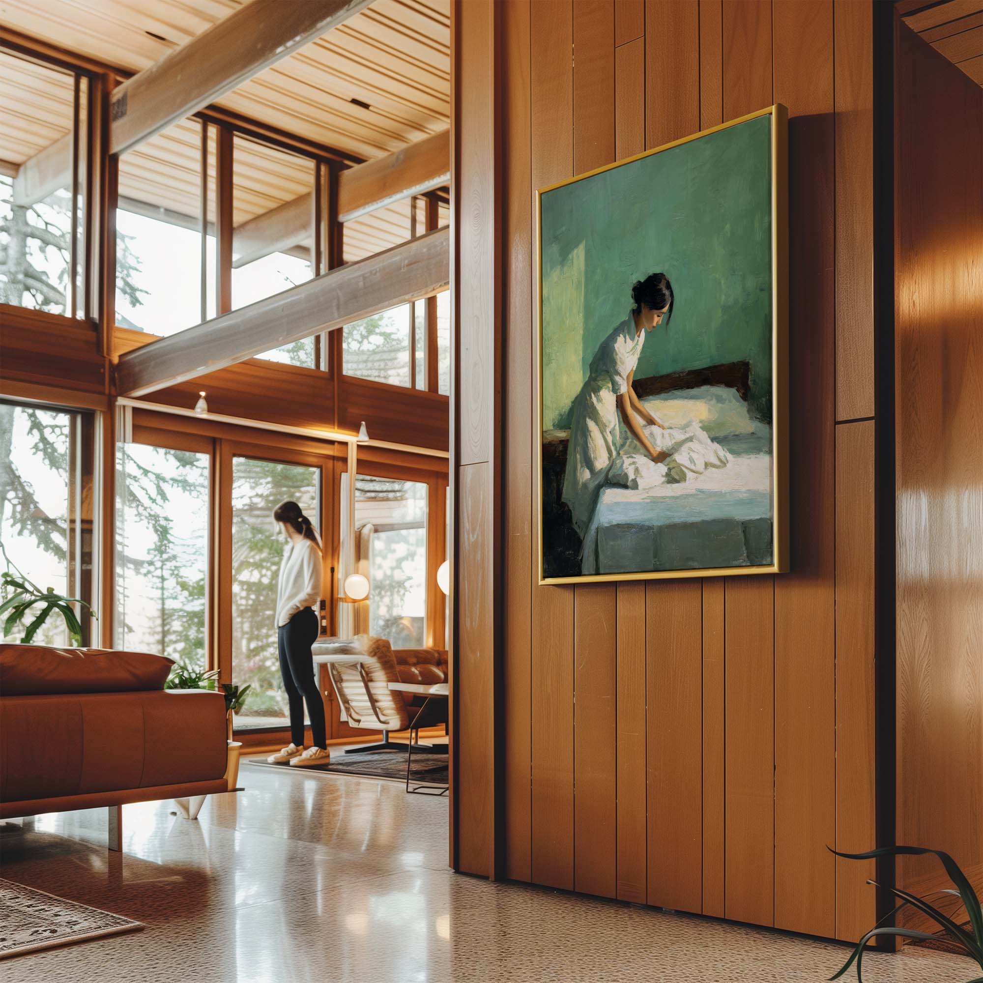 Light and Linen Canvas Print