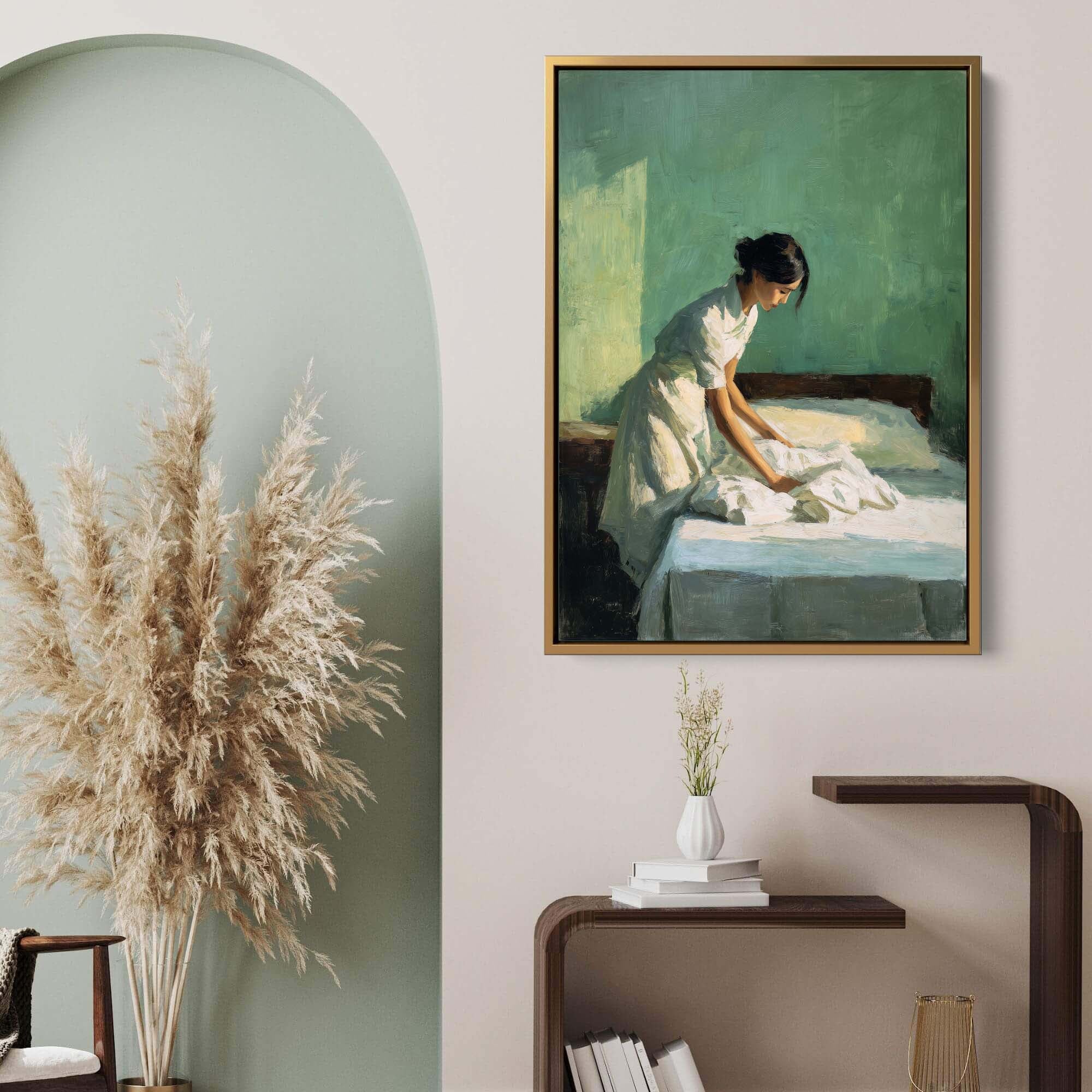 Light and Linen Canvas Print