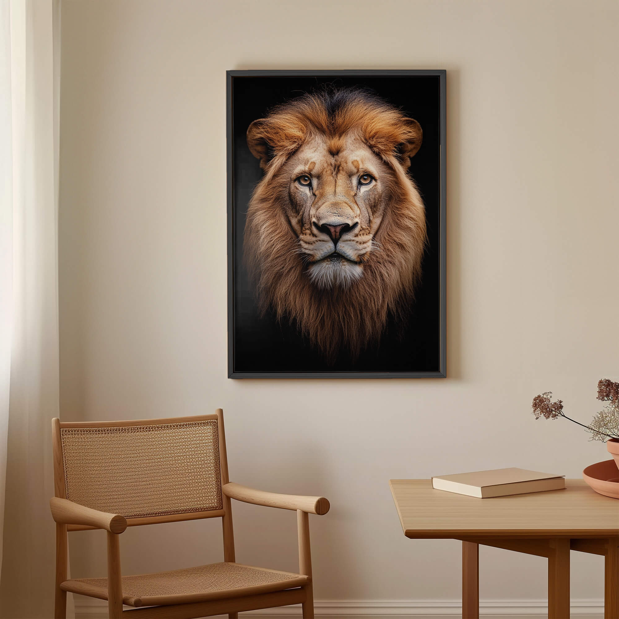 Lion Face Canvas Print Canvas Art Wildfrog Art