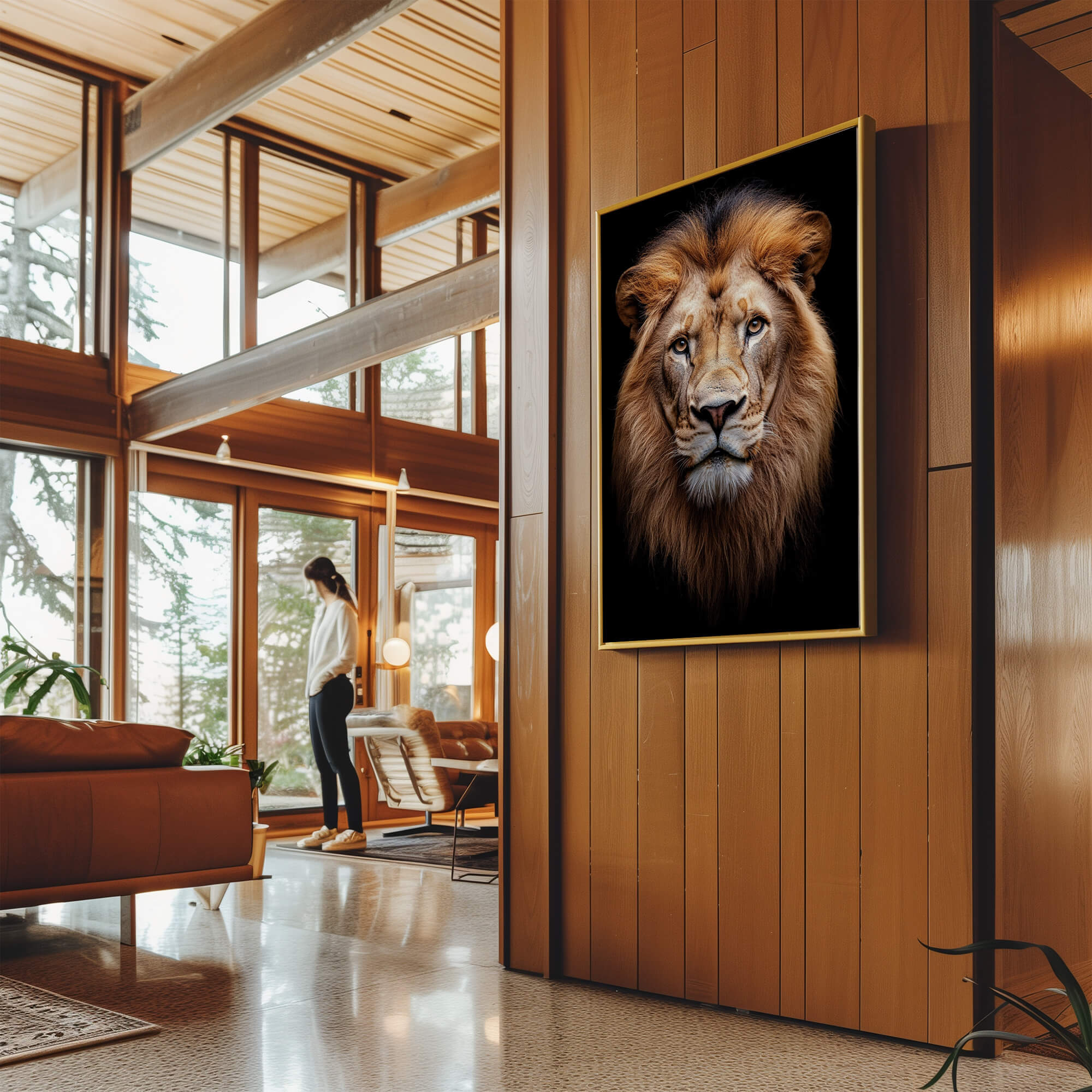 Lion Face Canvas Print Canvas Art Wildfrog Art
