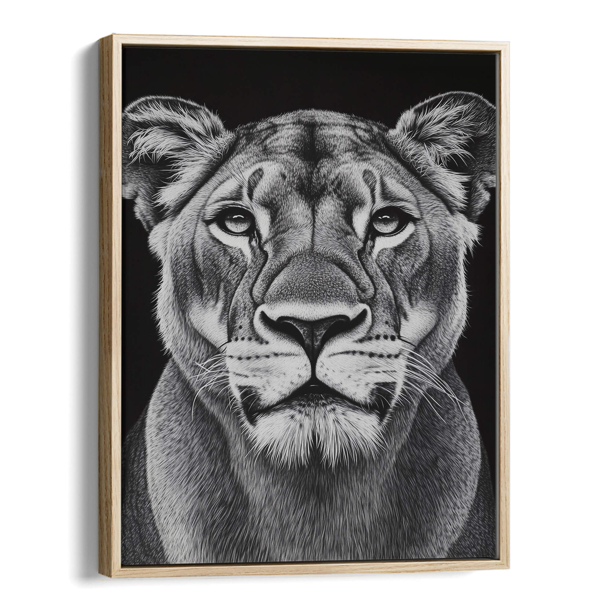Lioness Portrait Canvas Print Canvas Art Wildfrog Art