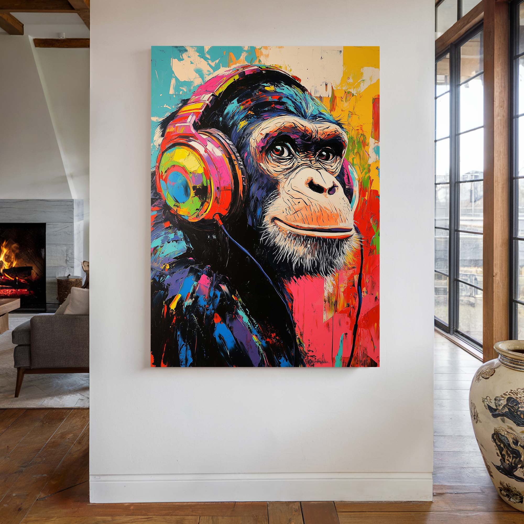 Love of Music No2 Canvas Print Canvas Art Wildfrog Art