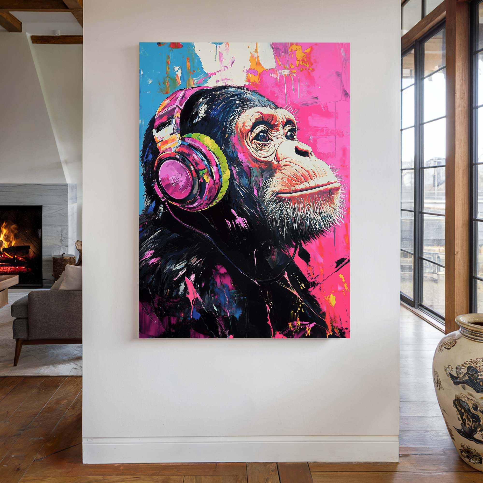 Love of Music No3-Pink Edition Canvas Print