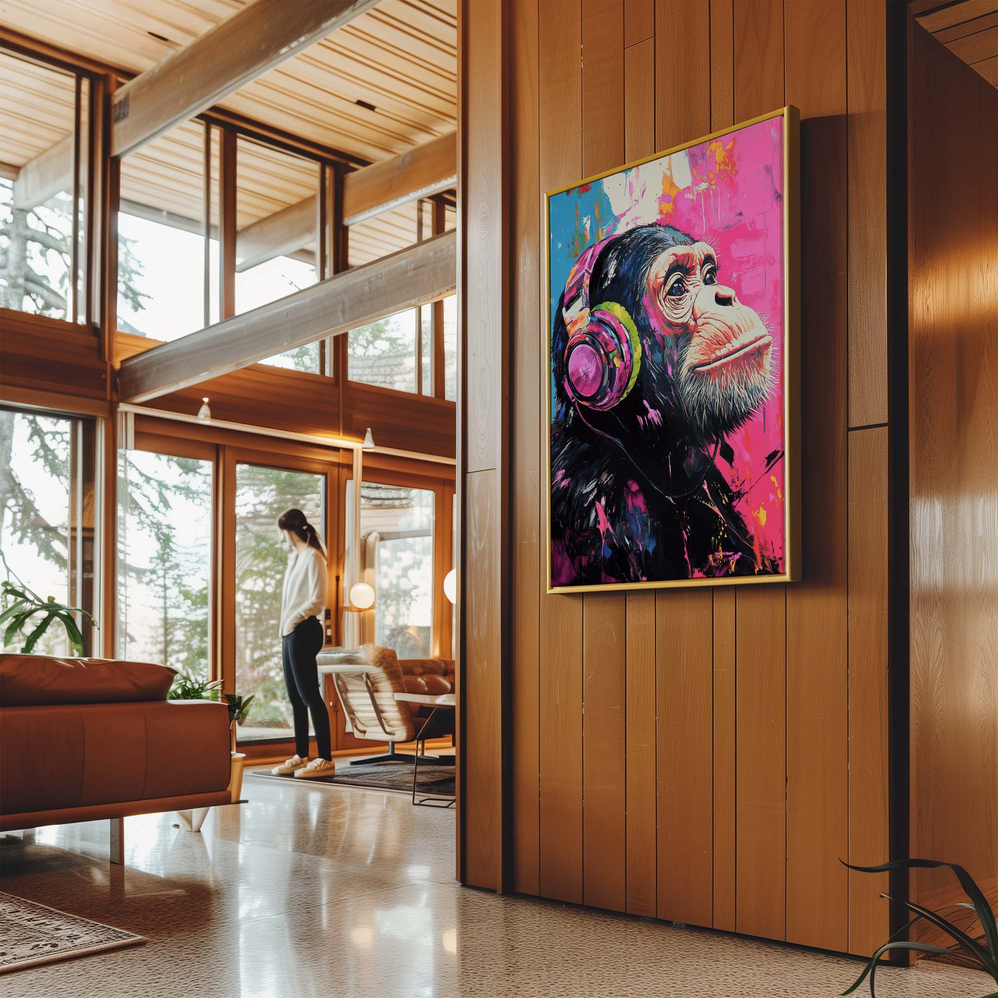 Love of Music No3-Pink Edition Canvas Print