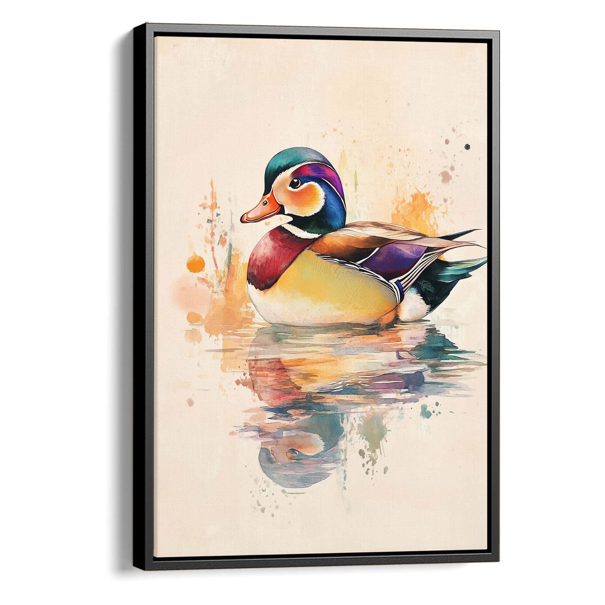 Mandarin Duck No2 Canvas Print