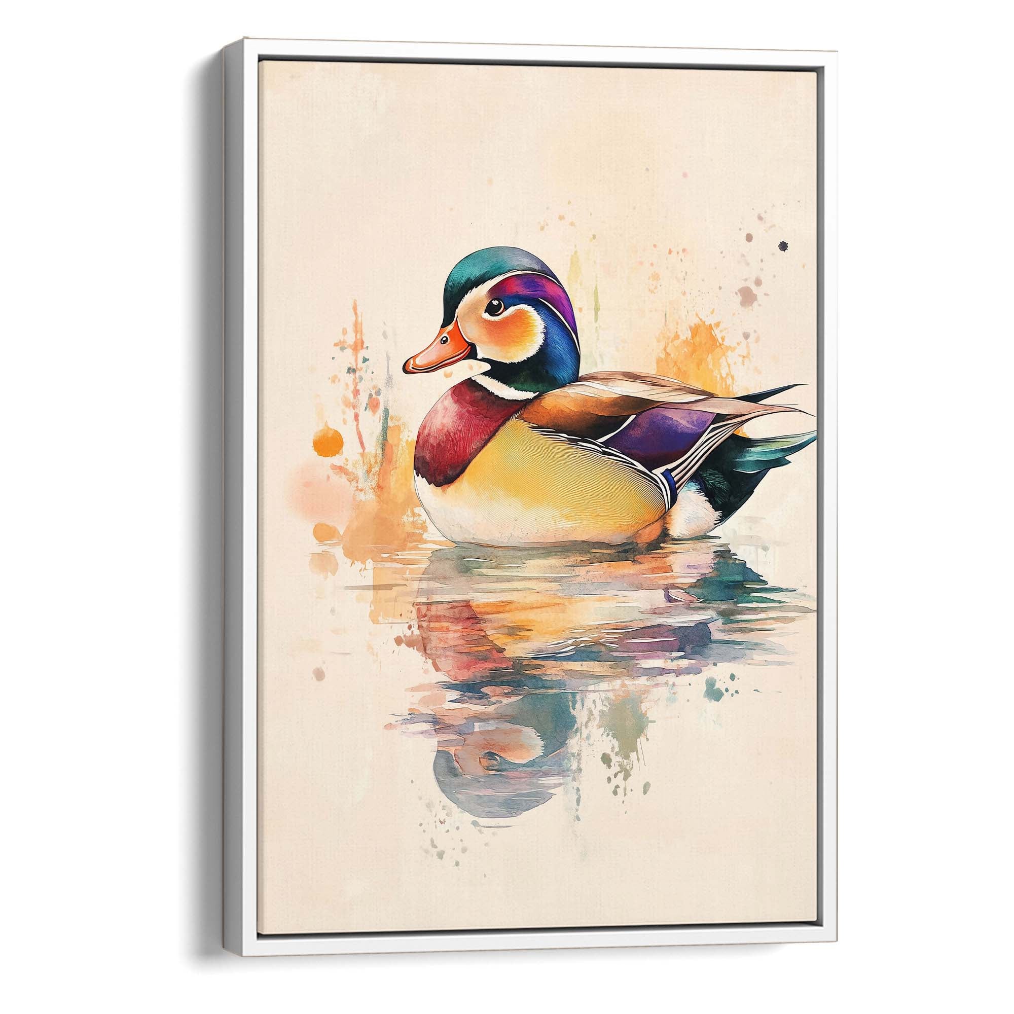 Mandarin Duck No2 Canvas Print