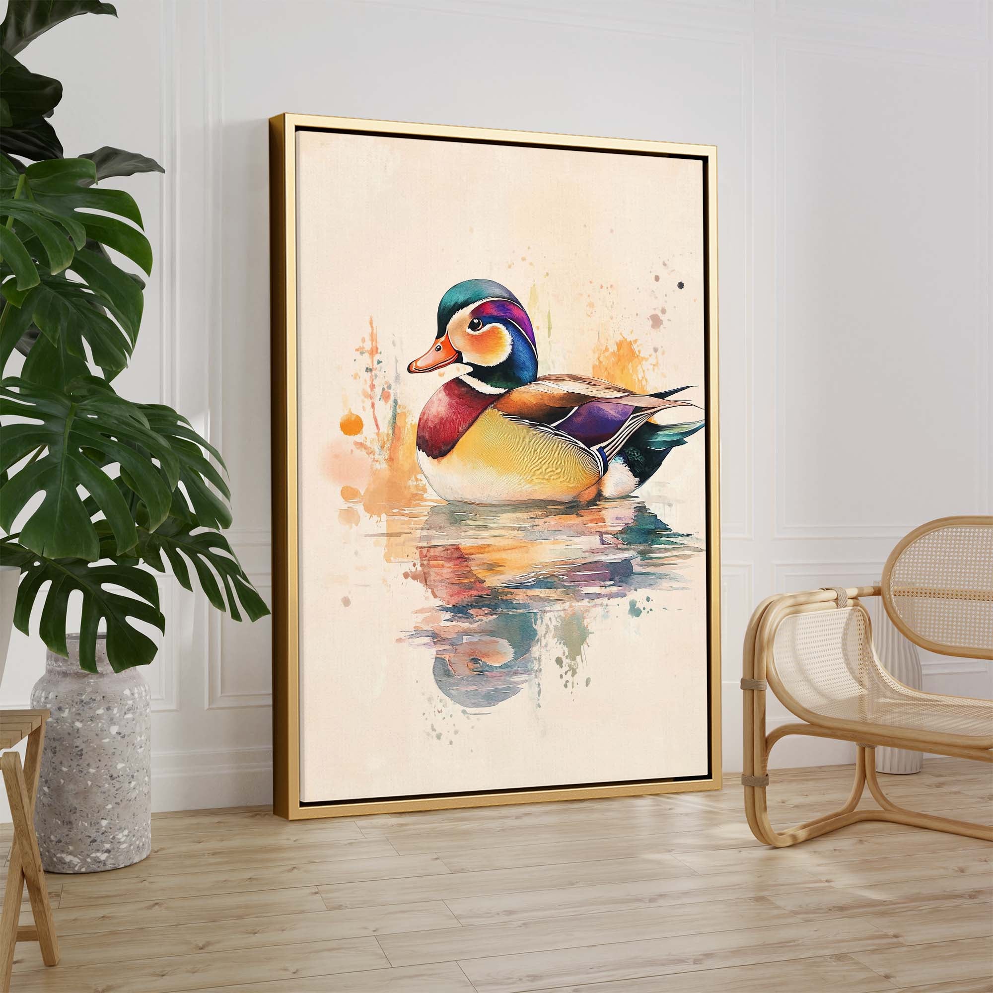 Mandarin Duck No2 Canvas Print