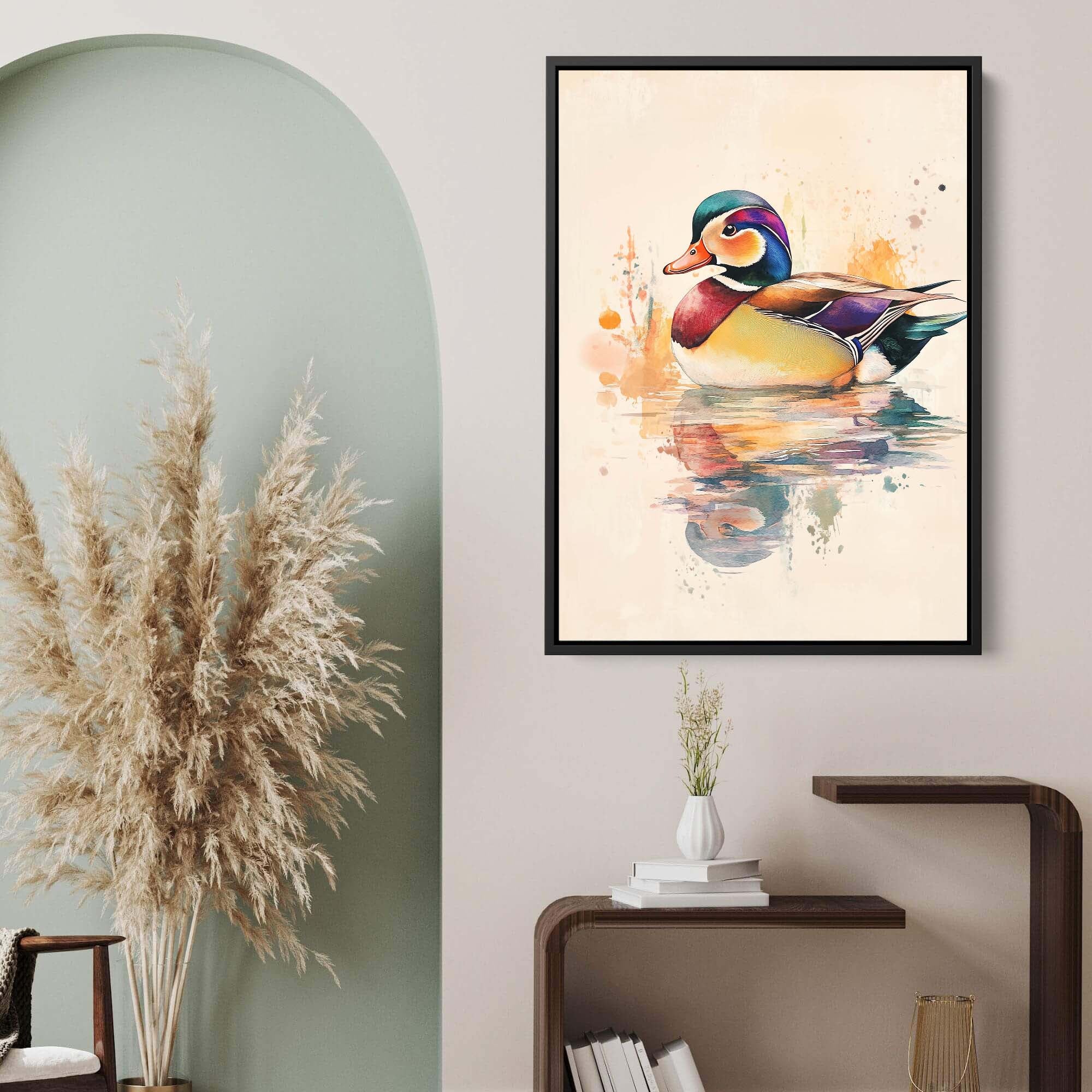 Mandarin Duck No2 Canvas Print