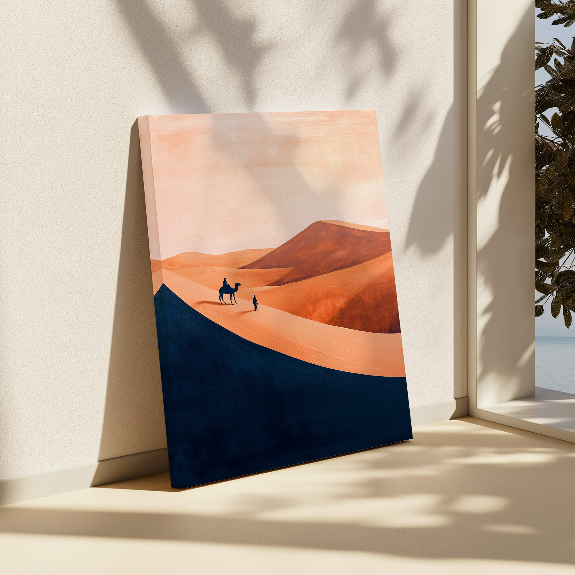 Modern Sunset Desert Wall Art Canvas Art Wildfrog Art