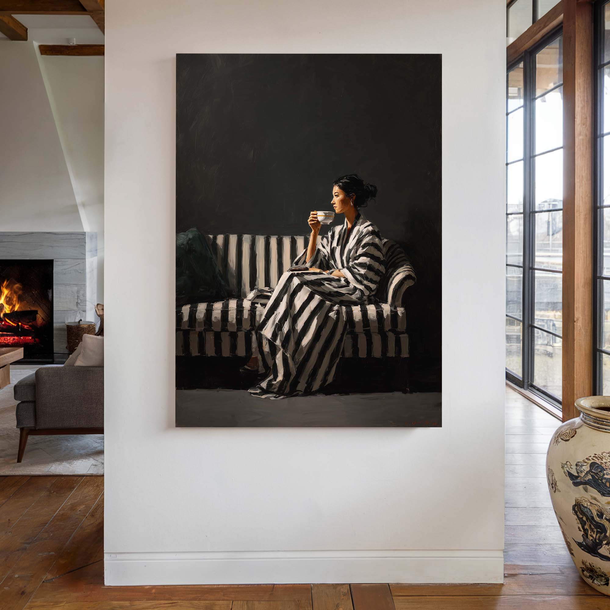 Monochrome Mood Canvas Print