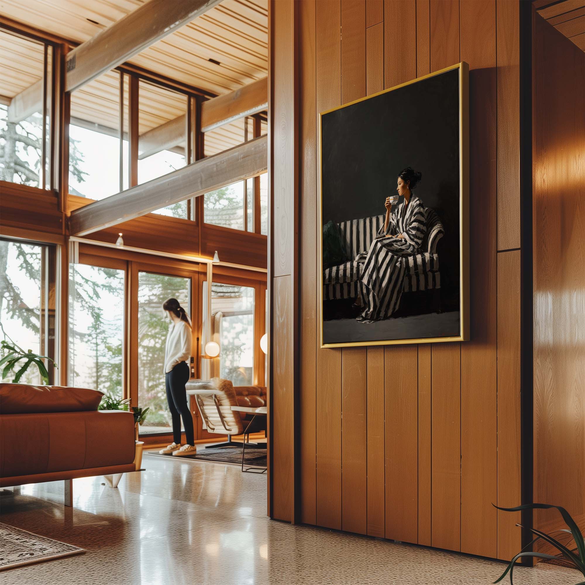 Monochrome Mood Canvas Print