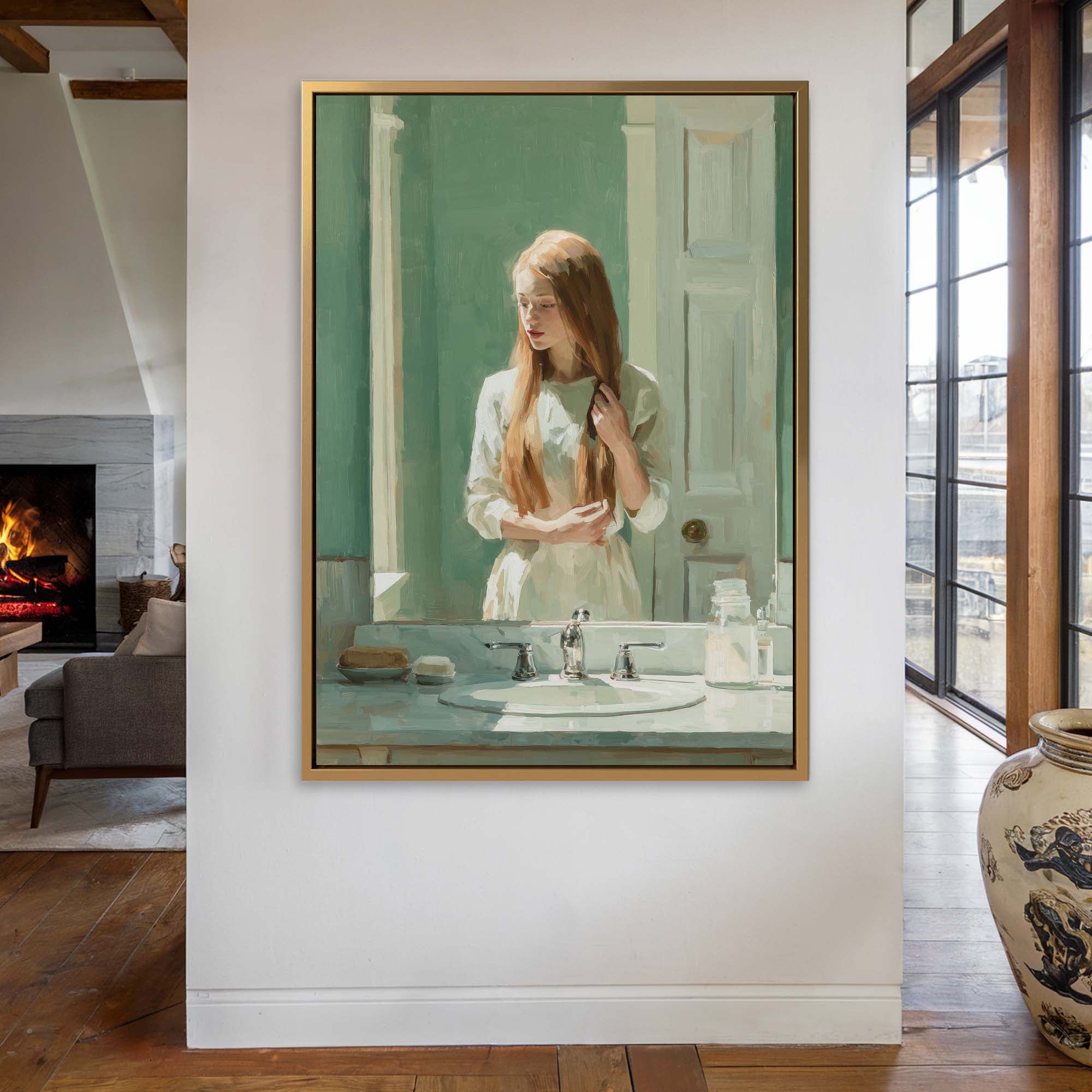 Morning Rituals Canvas Print