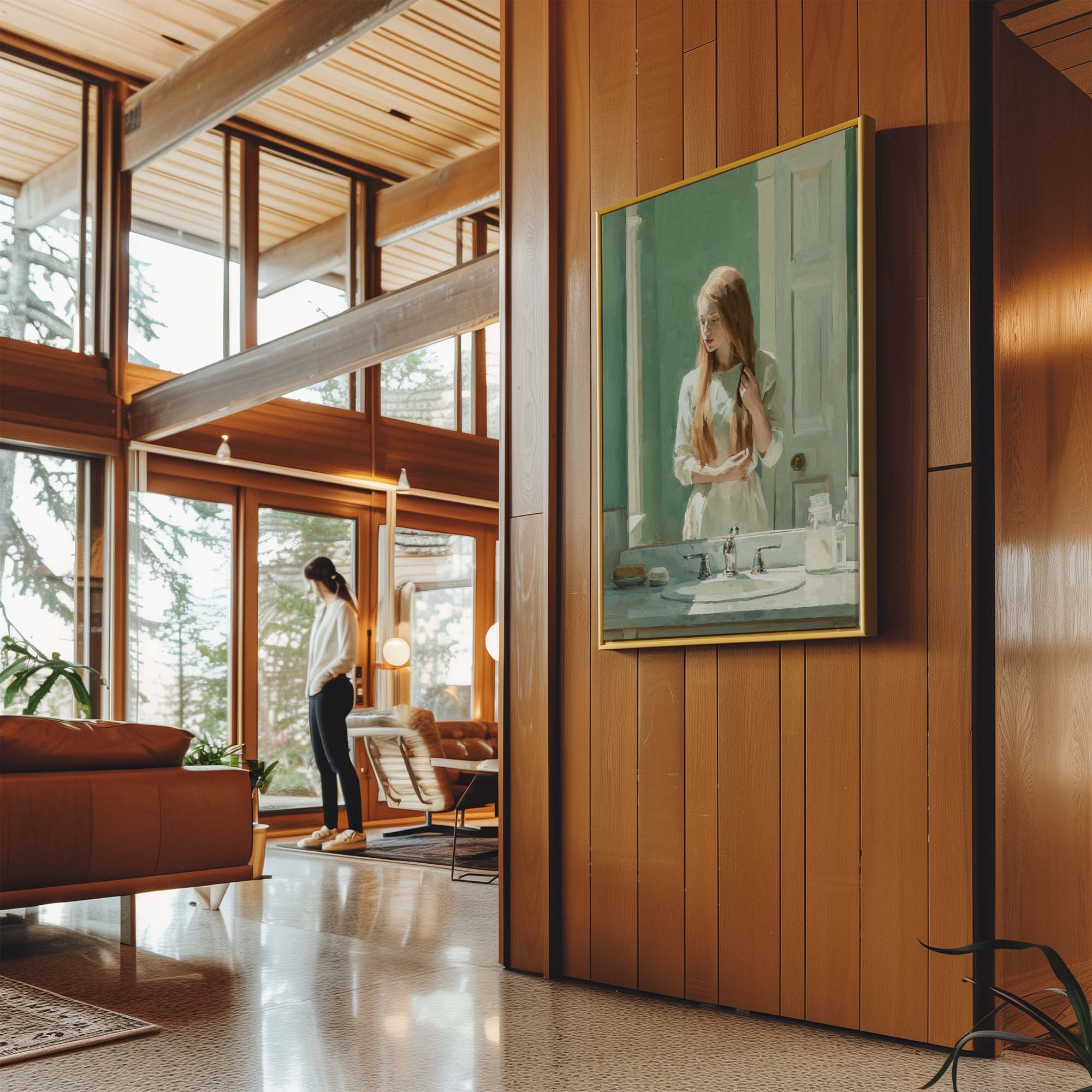 Morning Rituals Canvas Print