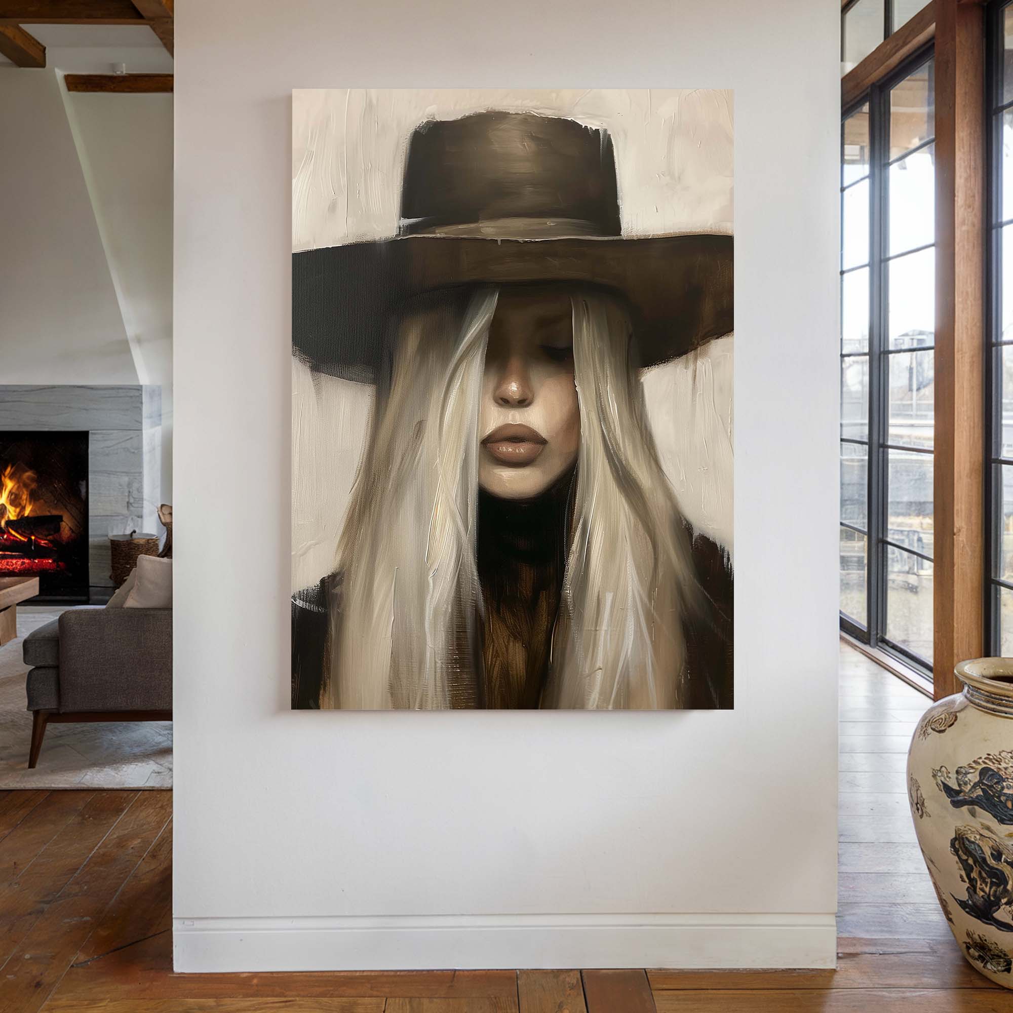 Natural Cowgirl Canvas Print Canvas Art Wildfrog Art